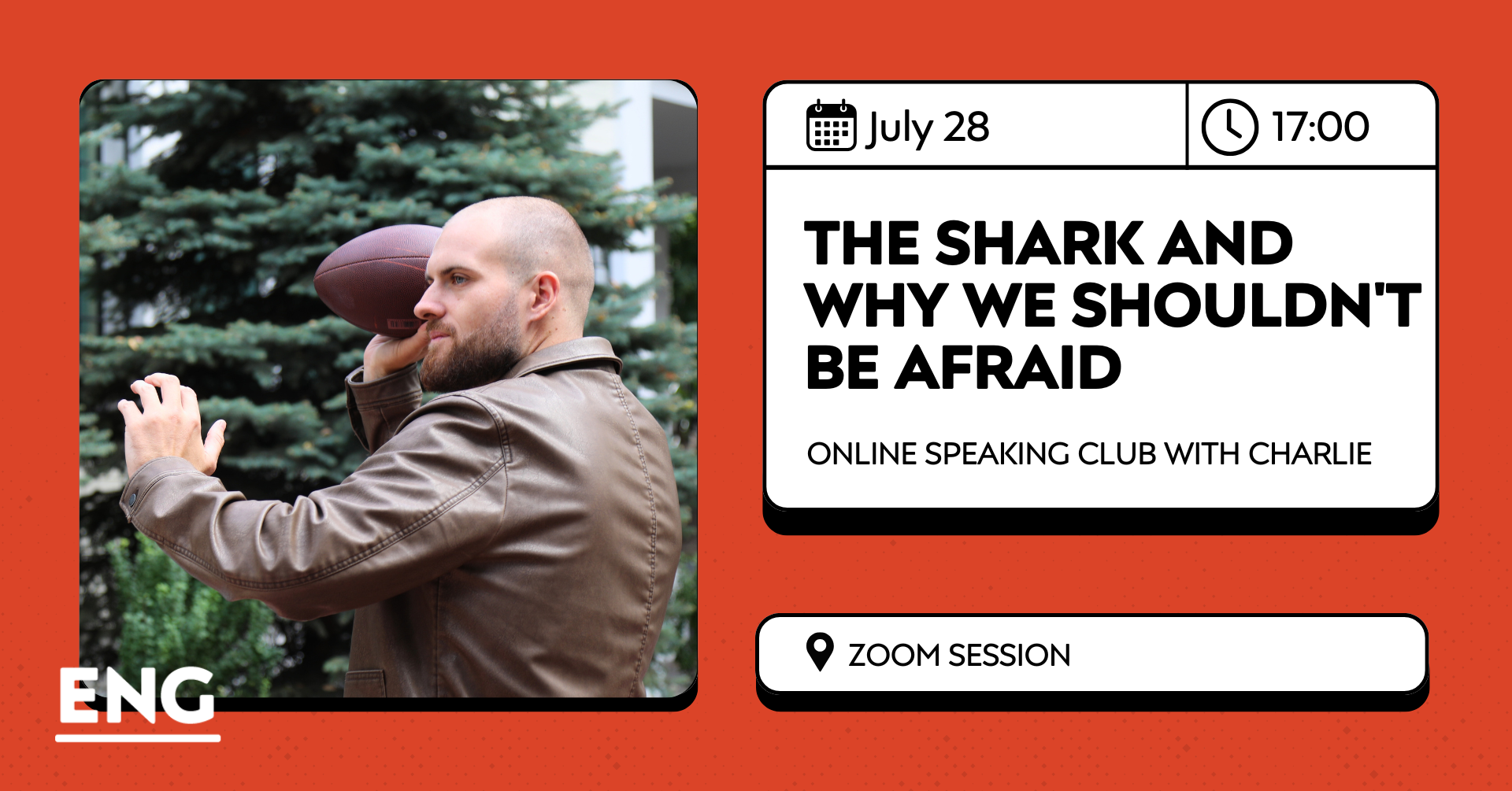 The Shark and Why We Shouldn't Be Afraid | Online Speaking Club with Charlie