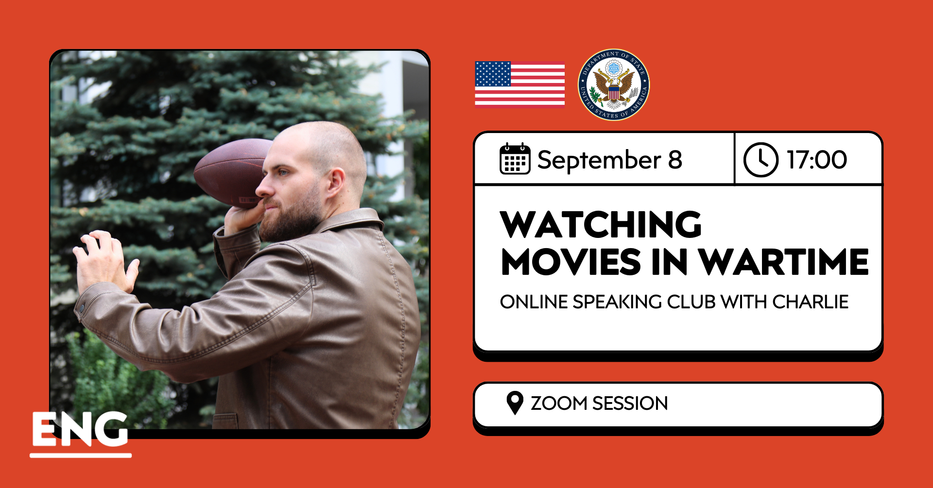 Watching Movies in Wartime | Online Speaking Club with Charlie