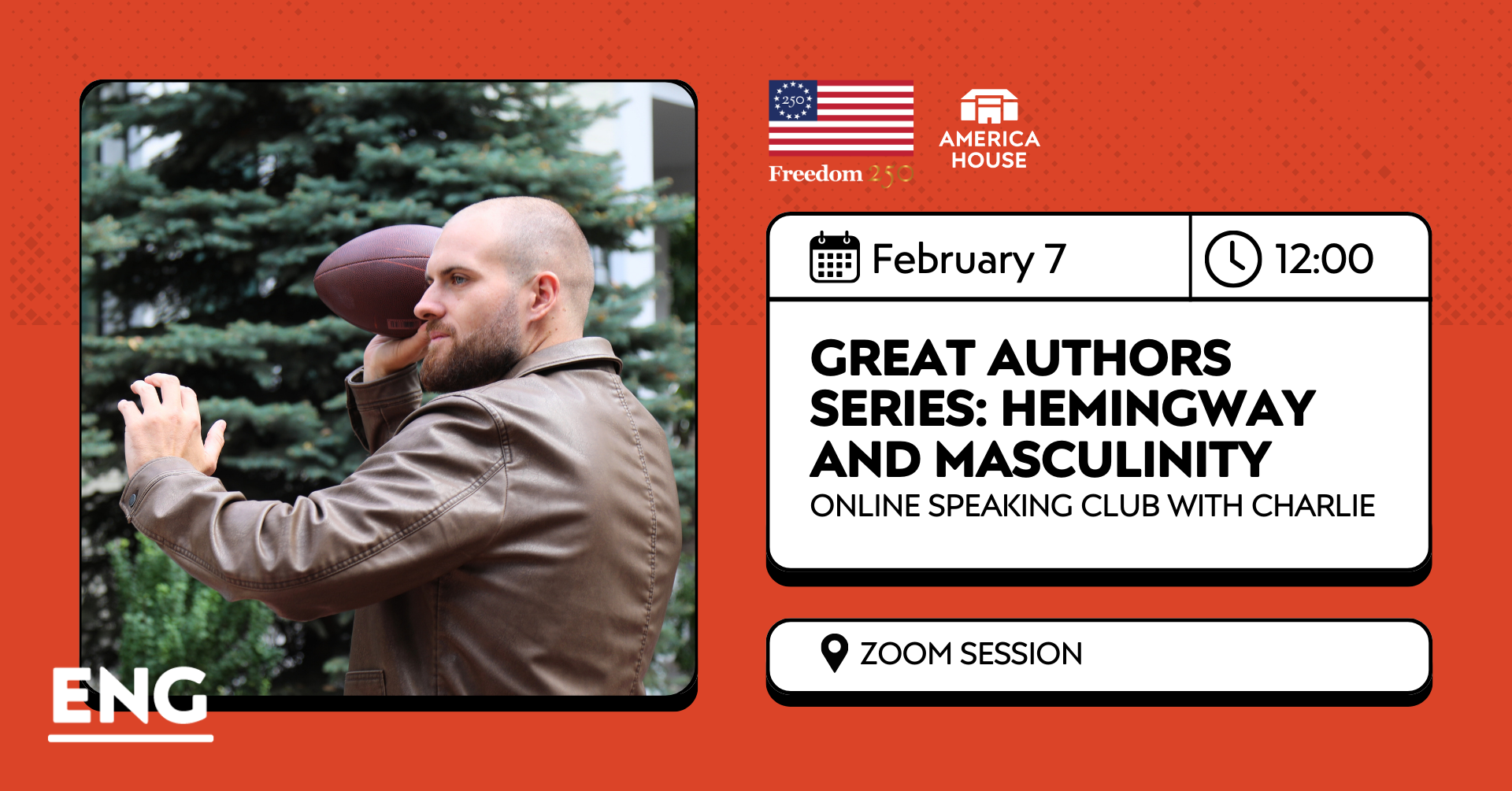 Great Authors Series: Hemingway and Masculinity | Online Speaking Club 