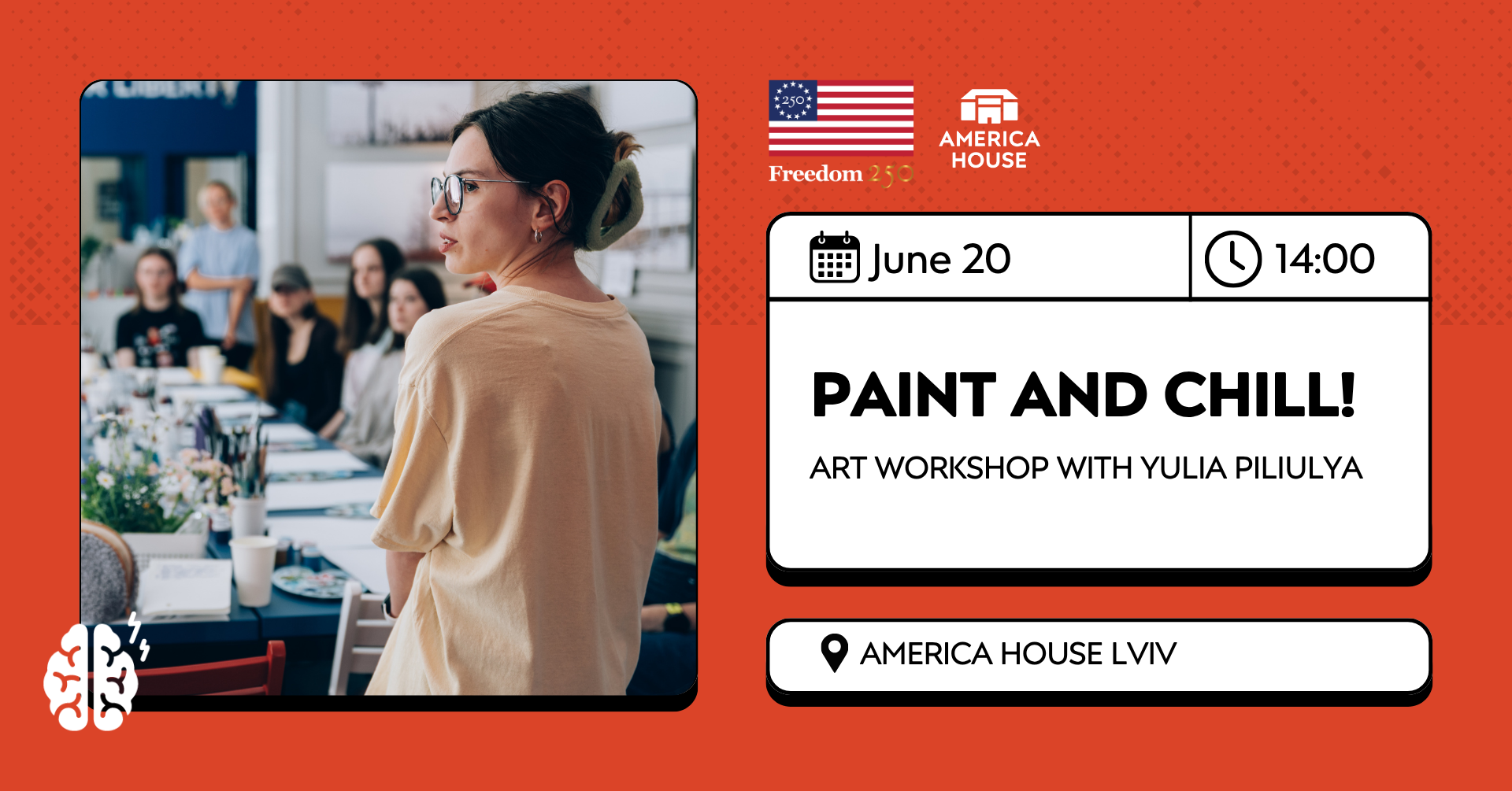 Paint and Chill! | Art Workshop with Yulia Piliulya
