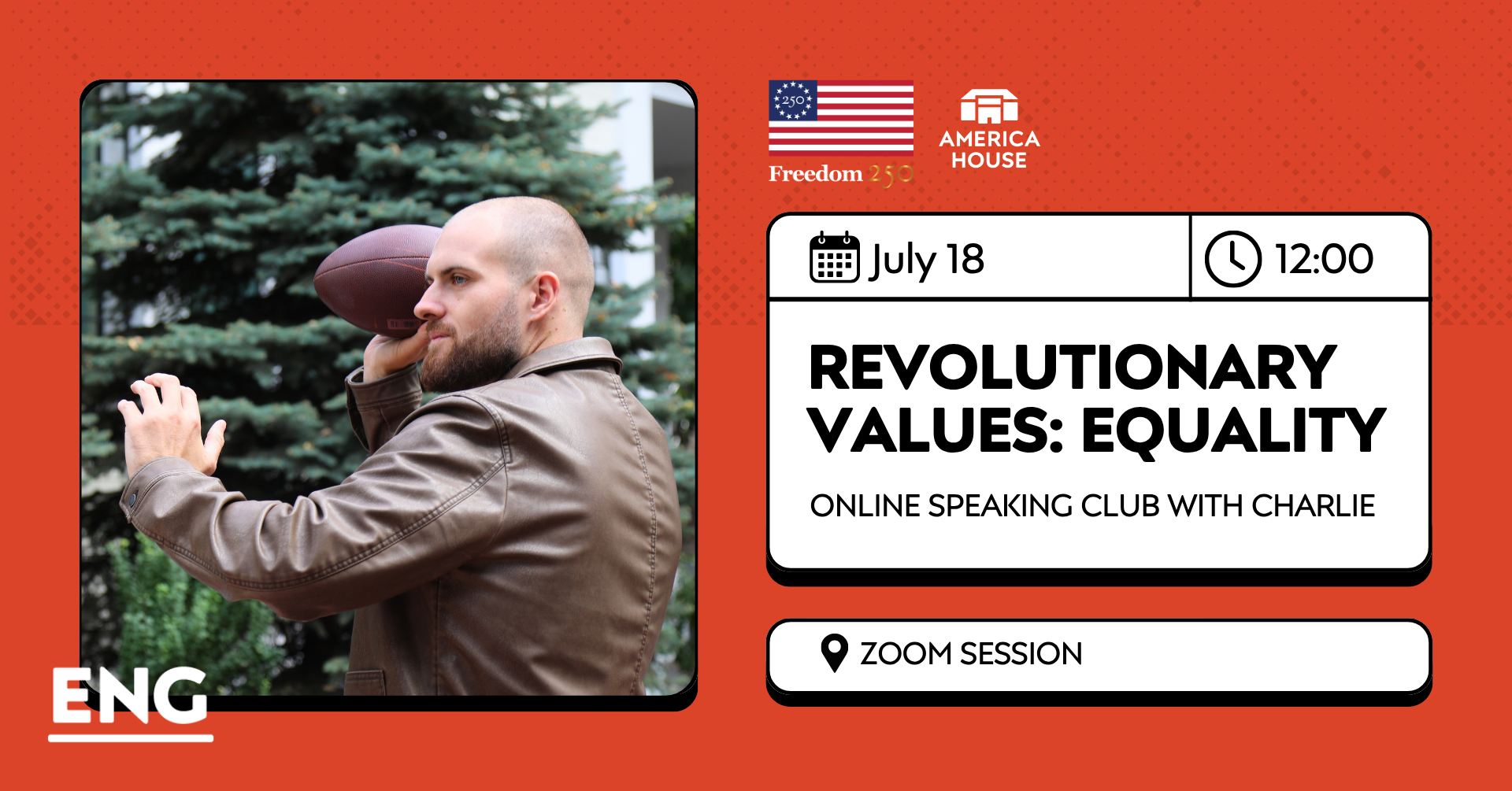 Revolutionary Values: Equality | Online Speaking Club with Charlie