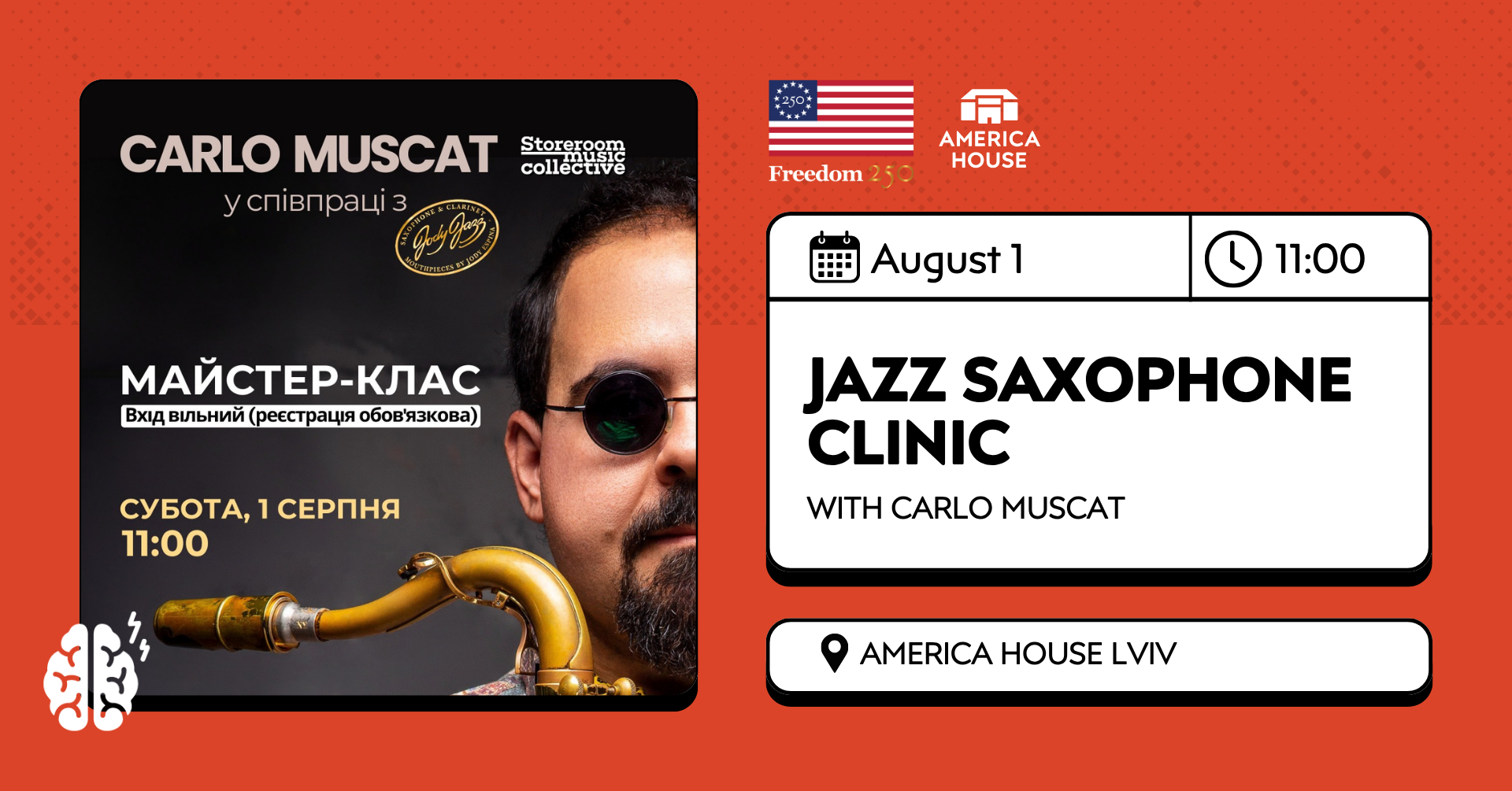 Jazz Saxophone Clinic with Carlo Muscat