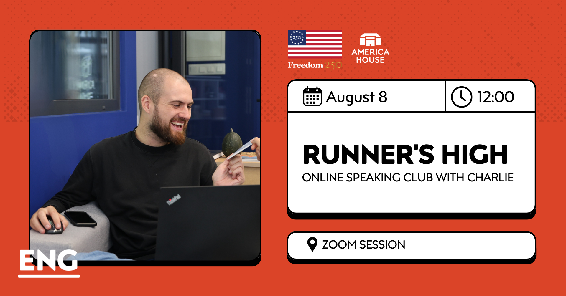 Runner’s High | Online Speaking Club with Charlie 