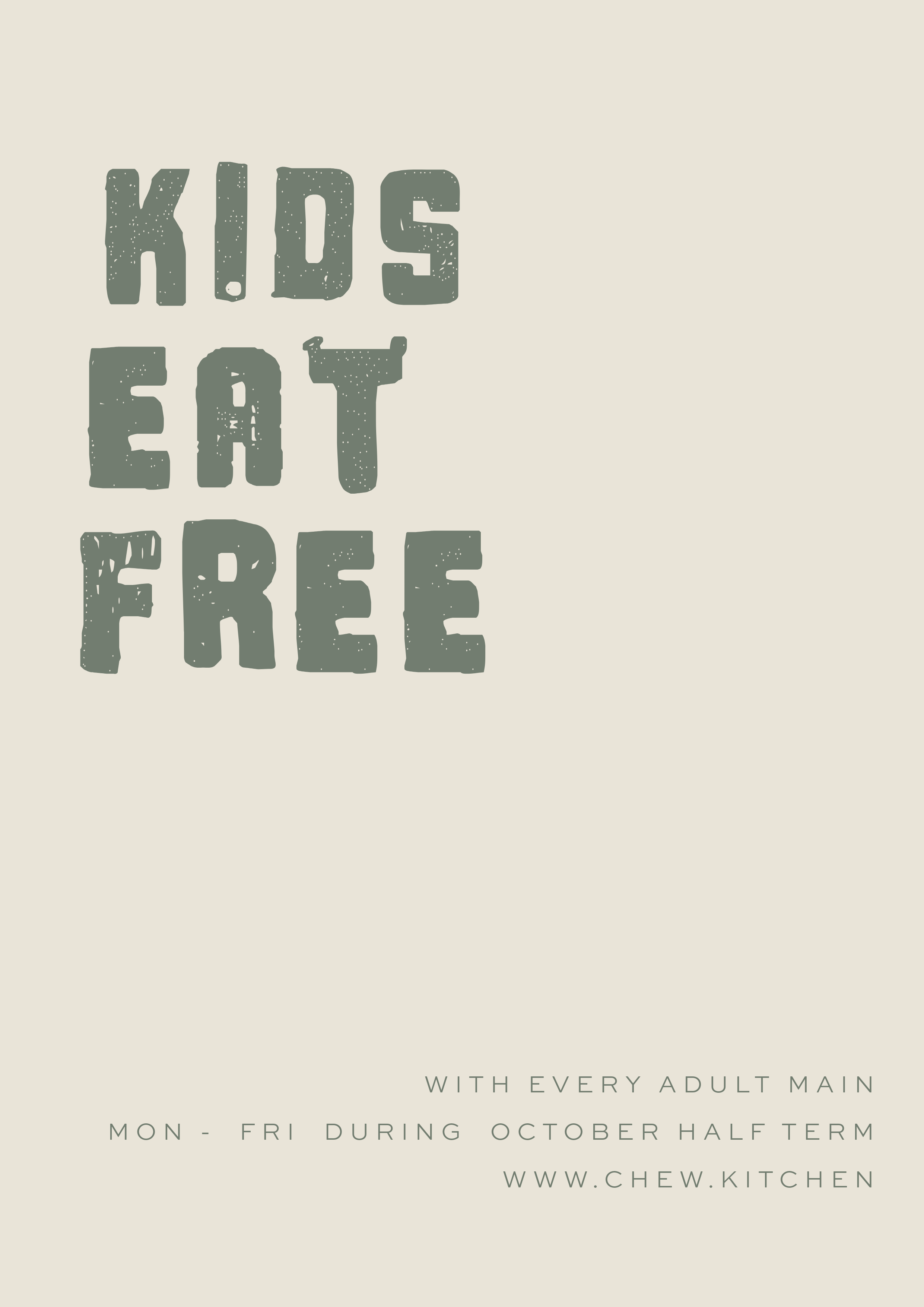 Kids Eat Free text