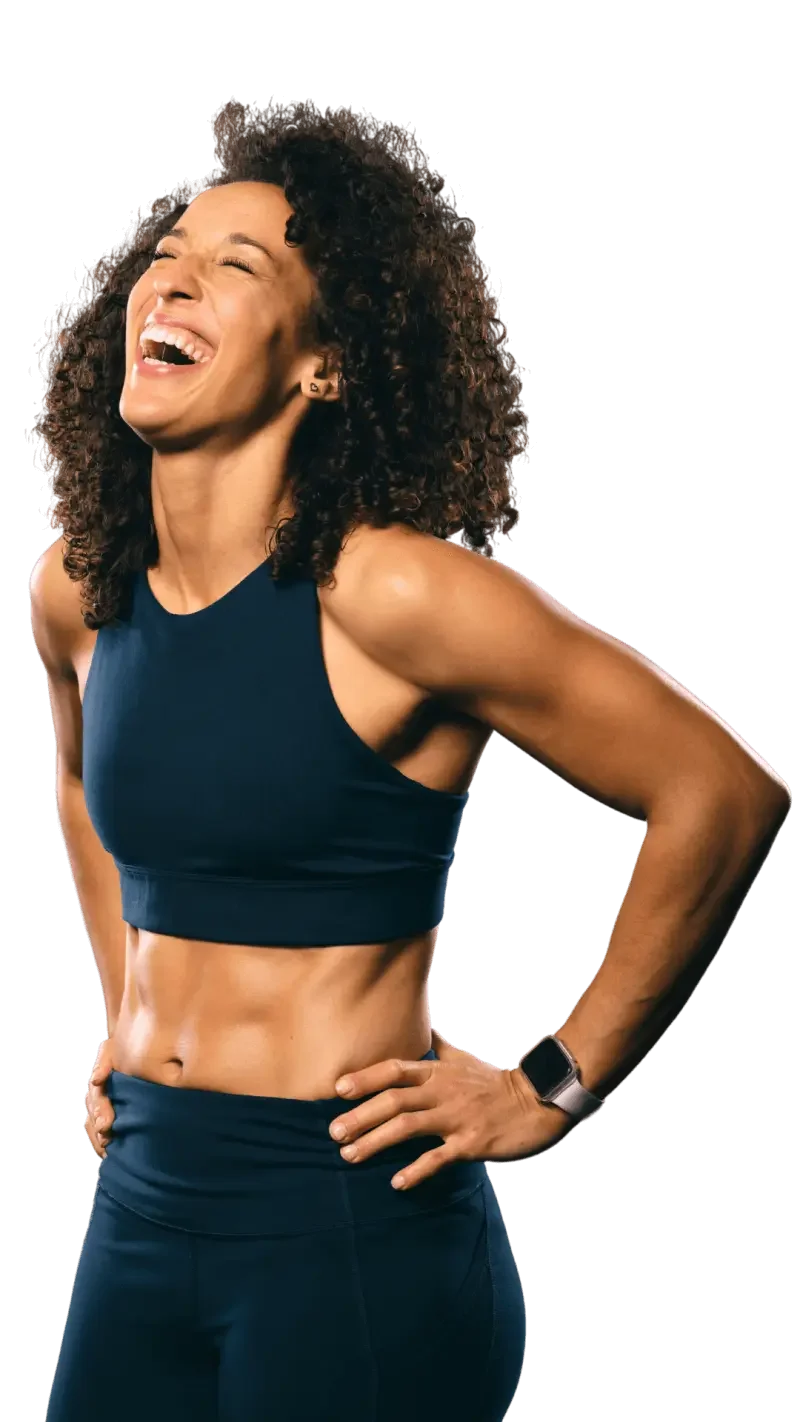 Woman wearing gym clothes