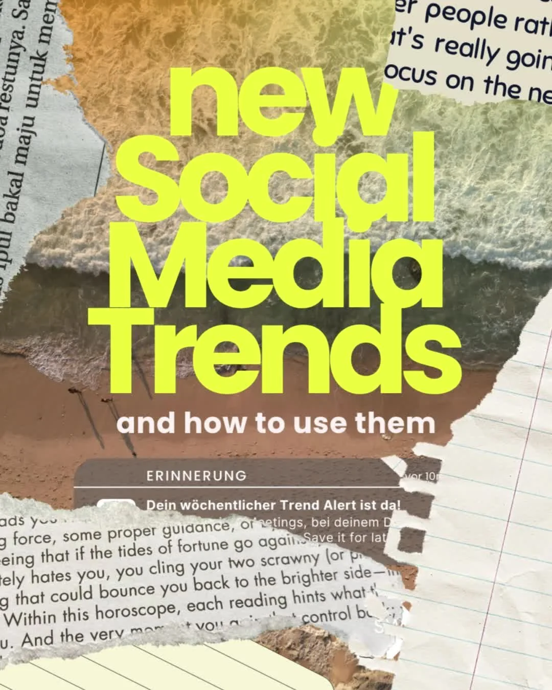 nice, fresh trends curated for you ✨
Welchen Trend kennt ihr schon?

#socialmediatrends #socialtrends #whatistrendingnow #contentideas #trendalert