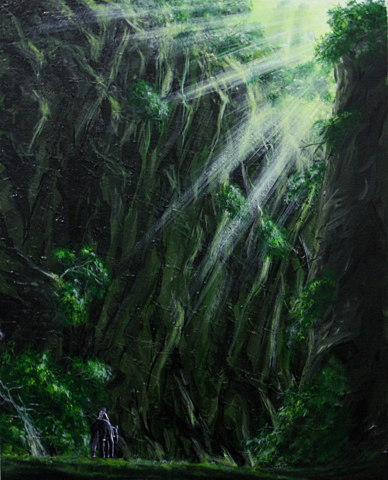 Forbidden Journey (2017) Acrylic on canvas - 51cm x 41cm