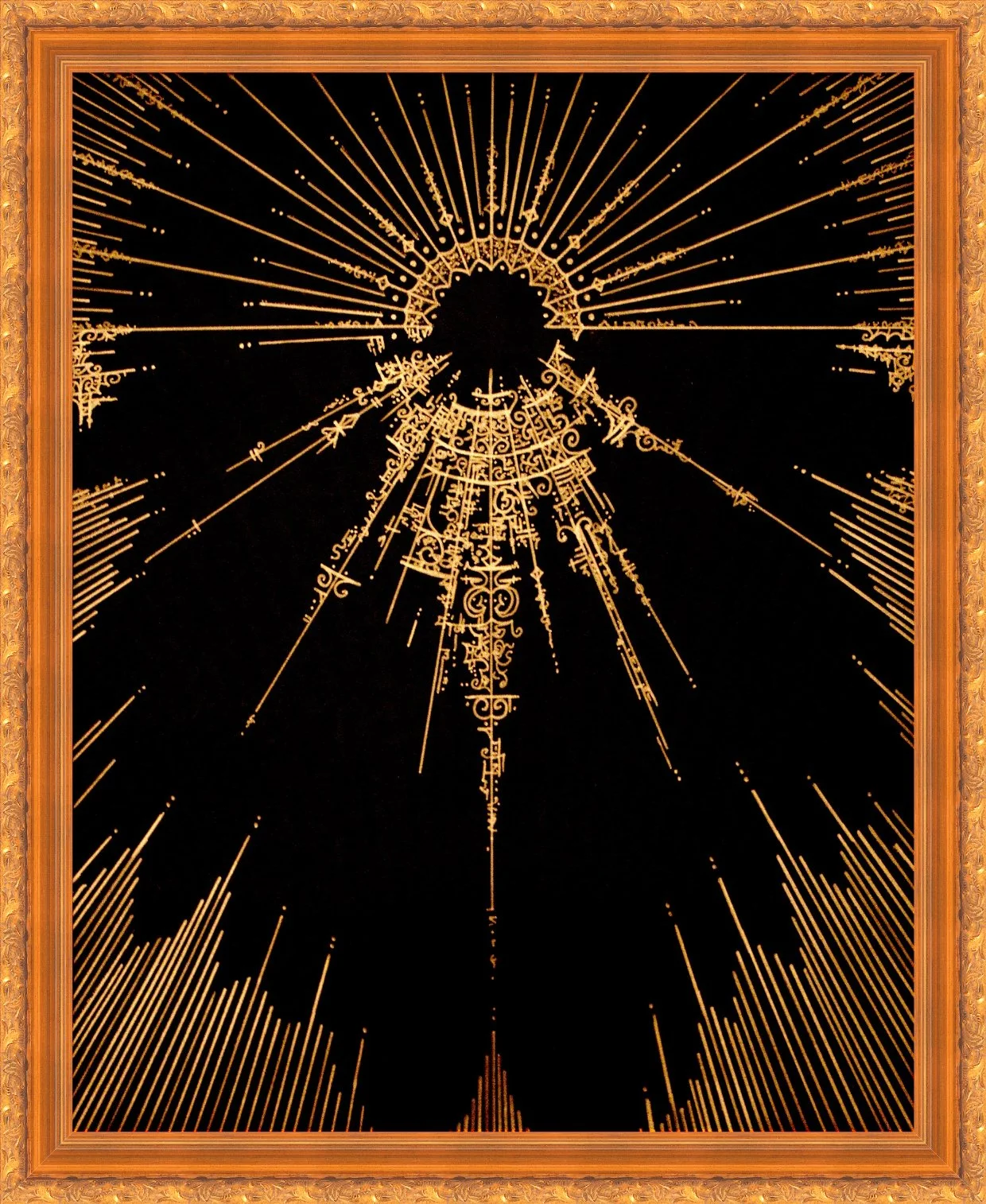 As Paradise Beckons Humanities Will (Framed Print)