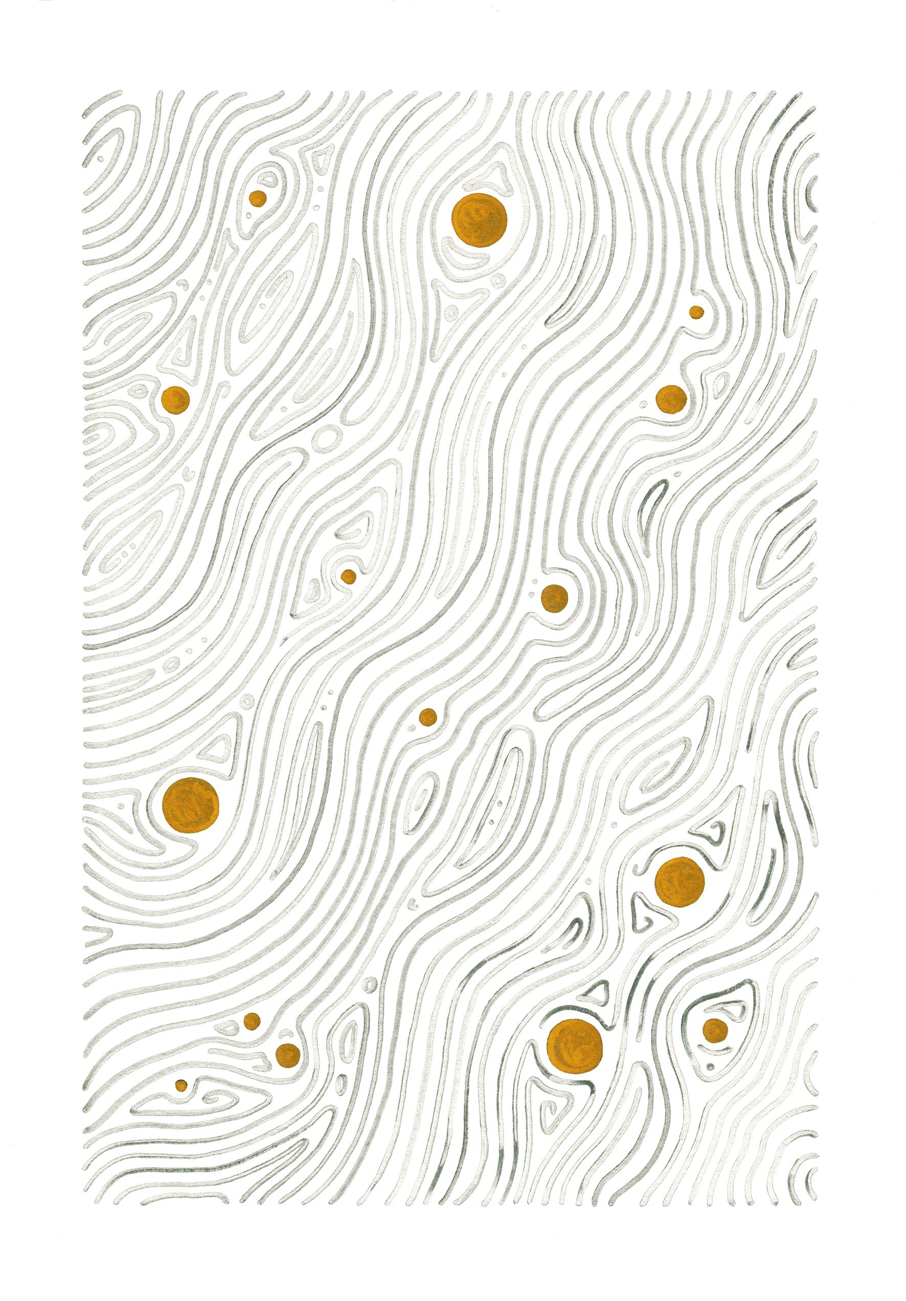 Silver (2025) Pigma micron pen on cartridge paper - 42 cm x 28cm