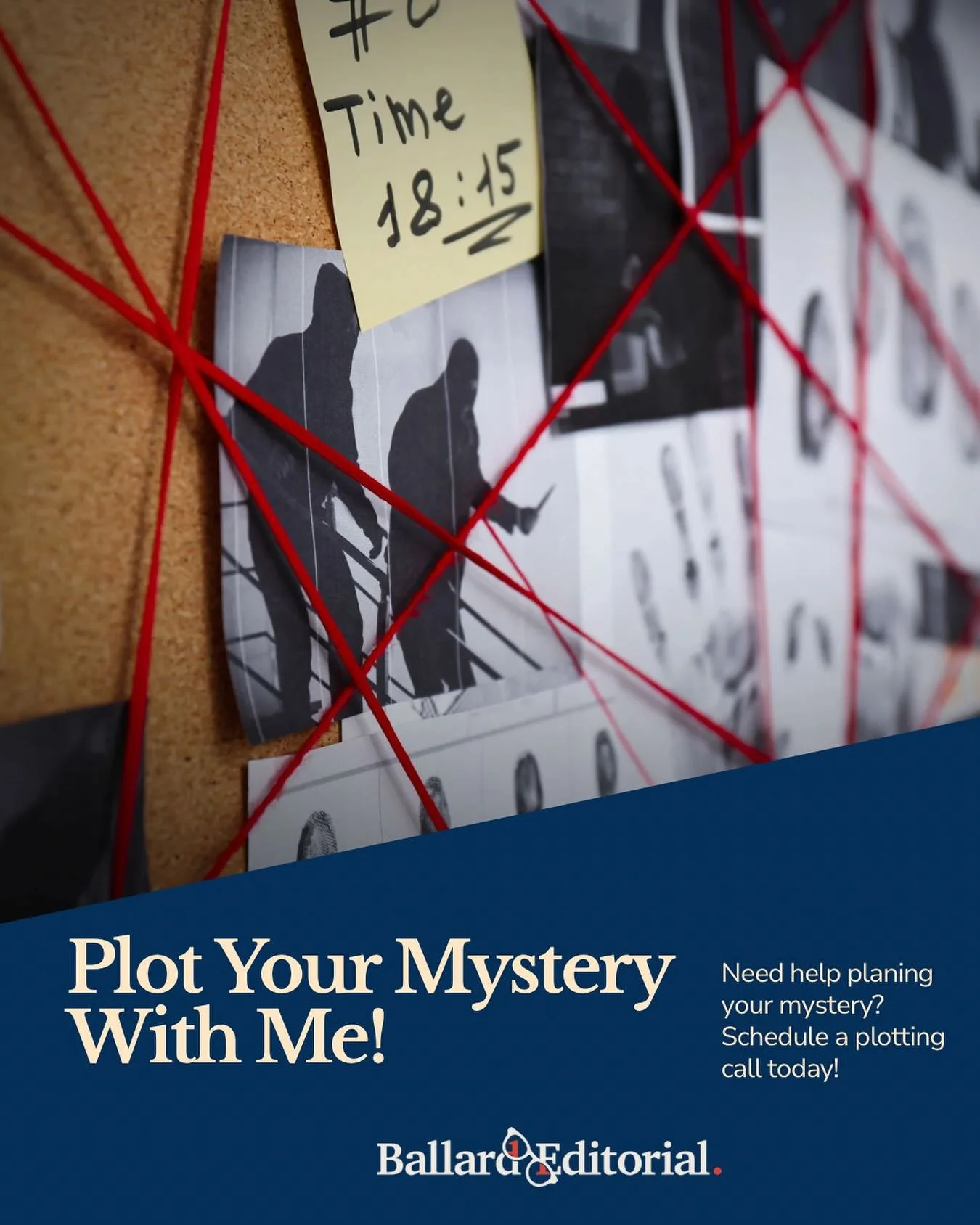 Feeling lost in your plot? 

Schedule a 90 Minute Plotting call and we&rsquo;ll unravel things together!

#editor #mysteryeditor #developmentalediting #developmentaleditingservices