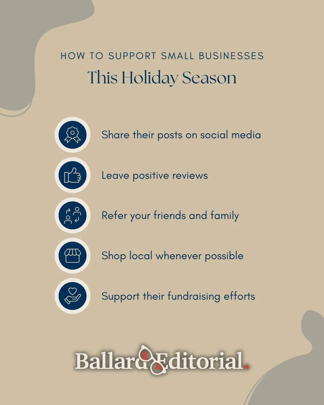 As you're gearing up for Black Friday shopping, don't forget to shop small and support small businesses whenever you can!

#shopsmallbusiness