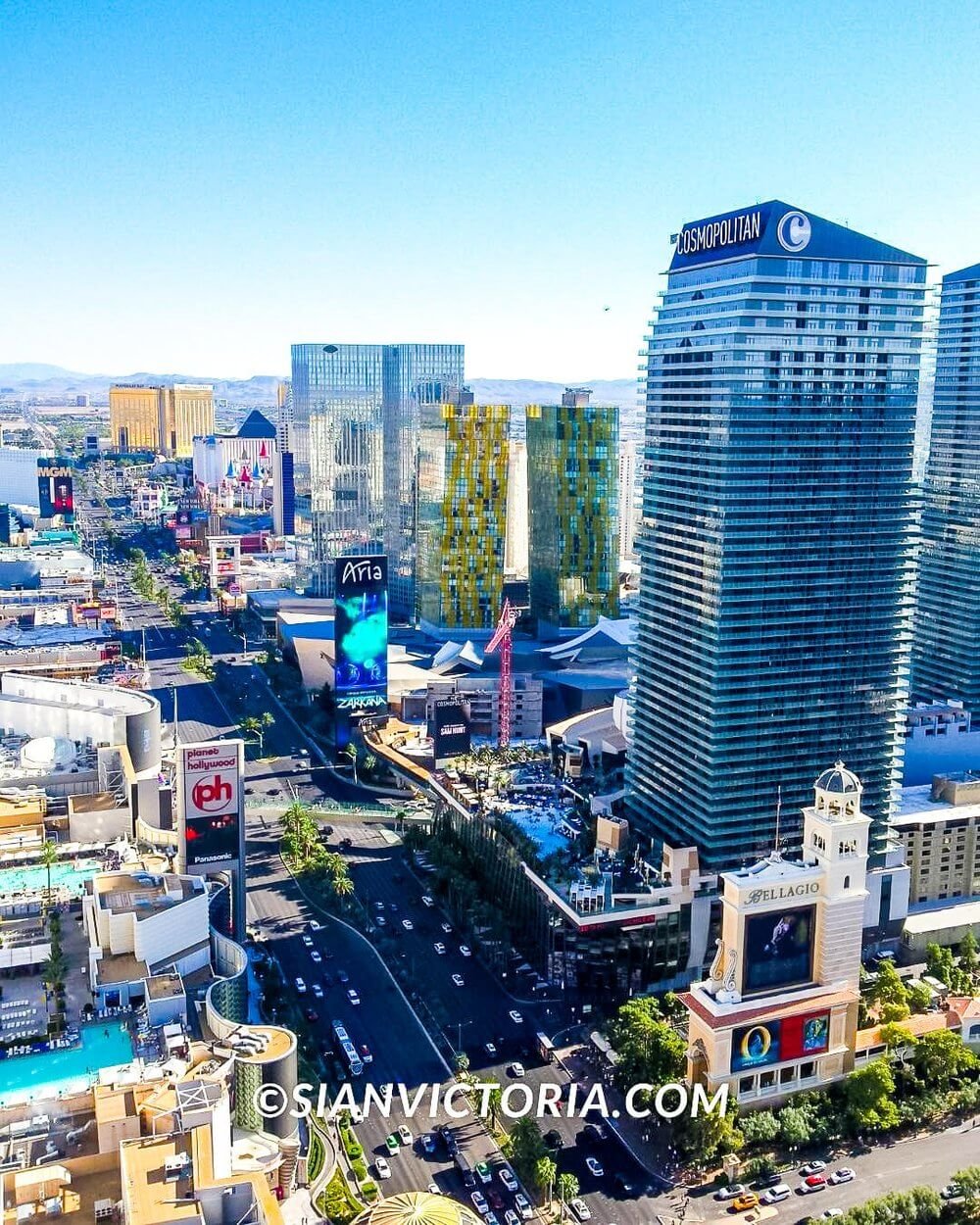 Sightseeing Above The Strip From The Eiffel Tower at Paris Vegas — sian  victoria