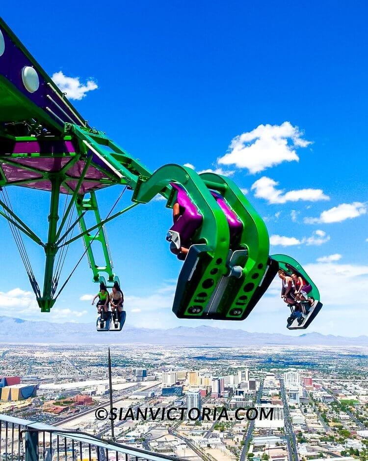 Sky Jump, Big Shot, X Scream & Insanity: the Ride