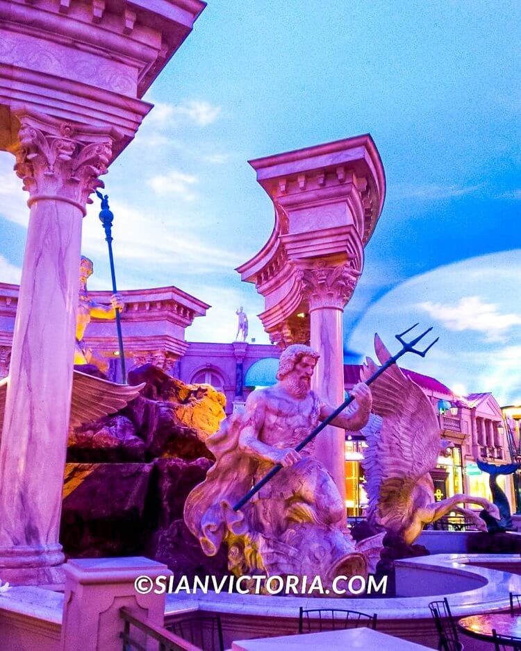 Sightseeing at Caesars Palace - A Roman Themed Hotel in Las Vegas — sian  victoria