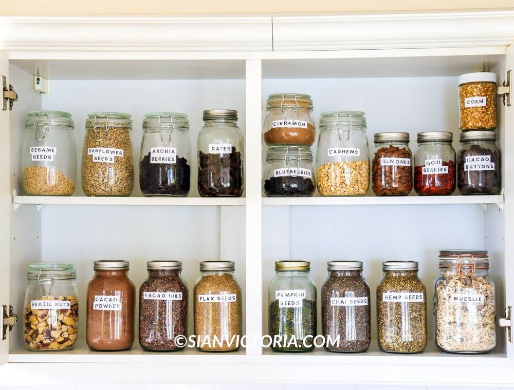 My Boho Chic Open Shelving Pantry for Superfoods, Herbs and Teas — Will  Frolic for Food