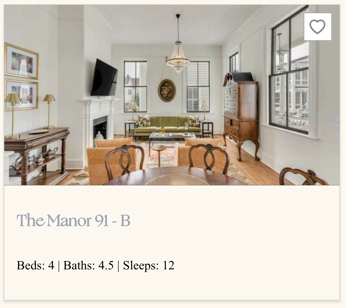 The Manor 91-B