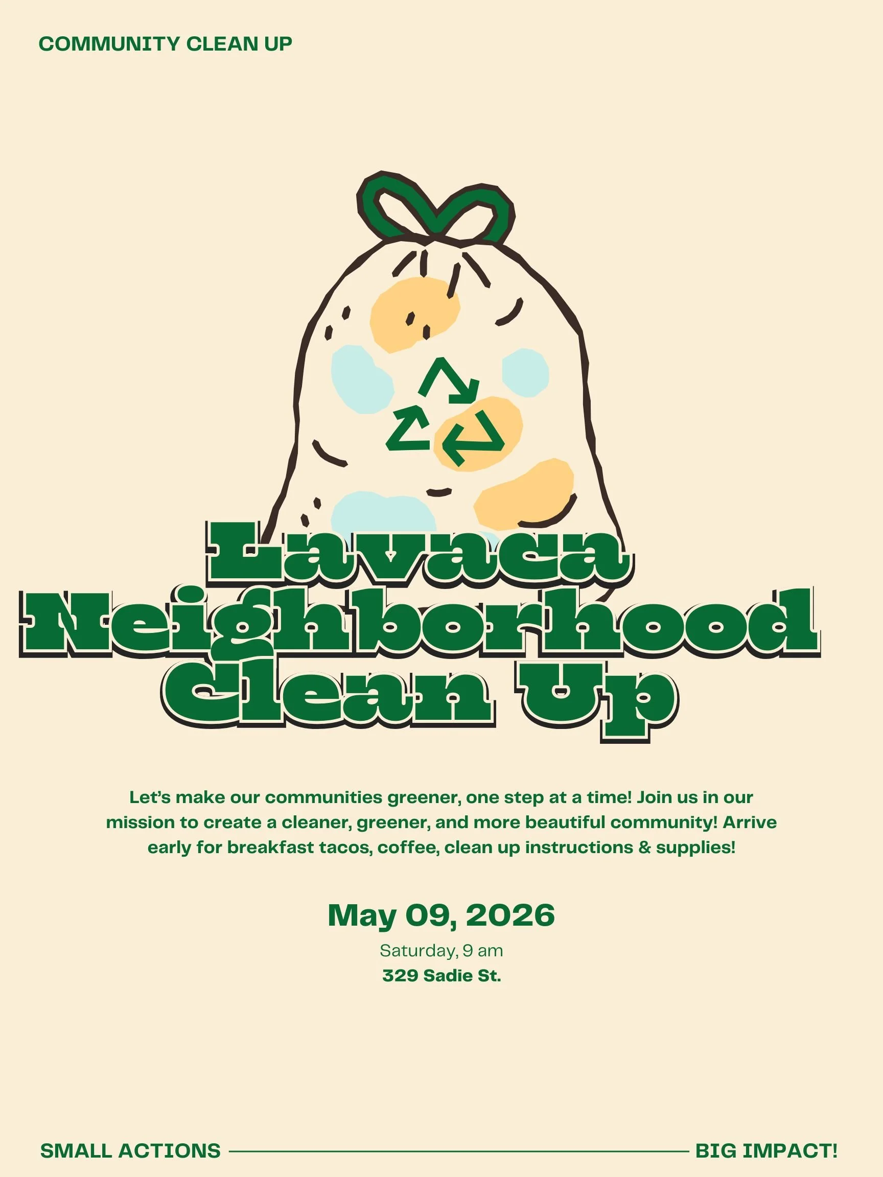 Lavaca Neighborhood Clean Up