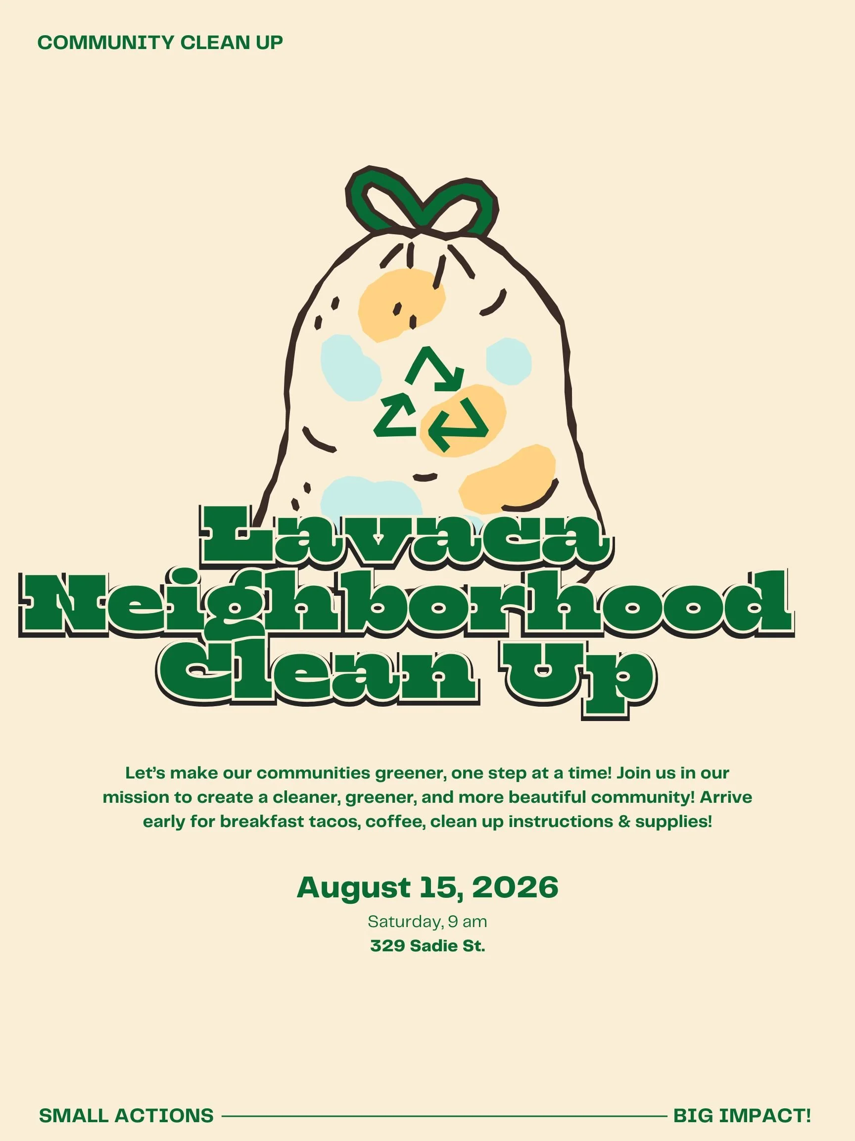 Lavaca Neighborhood Clean Up (Copy)