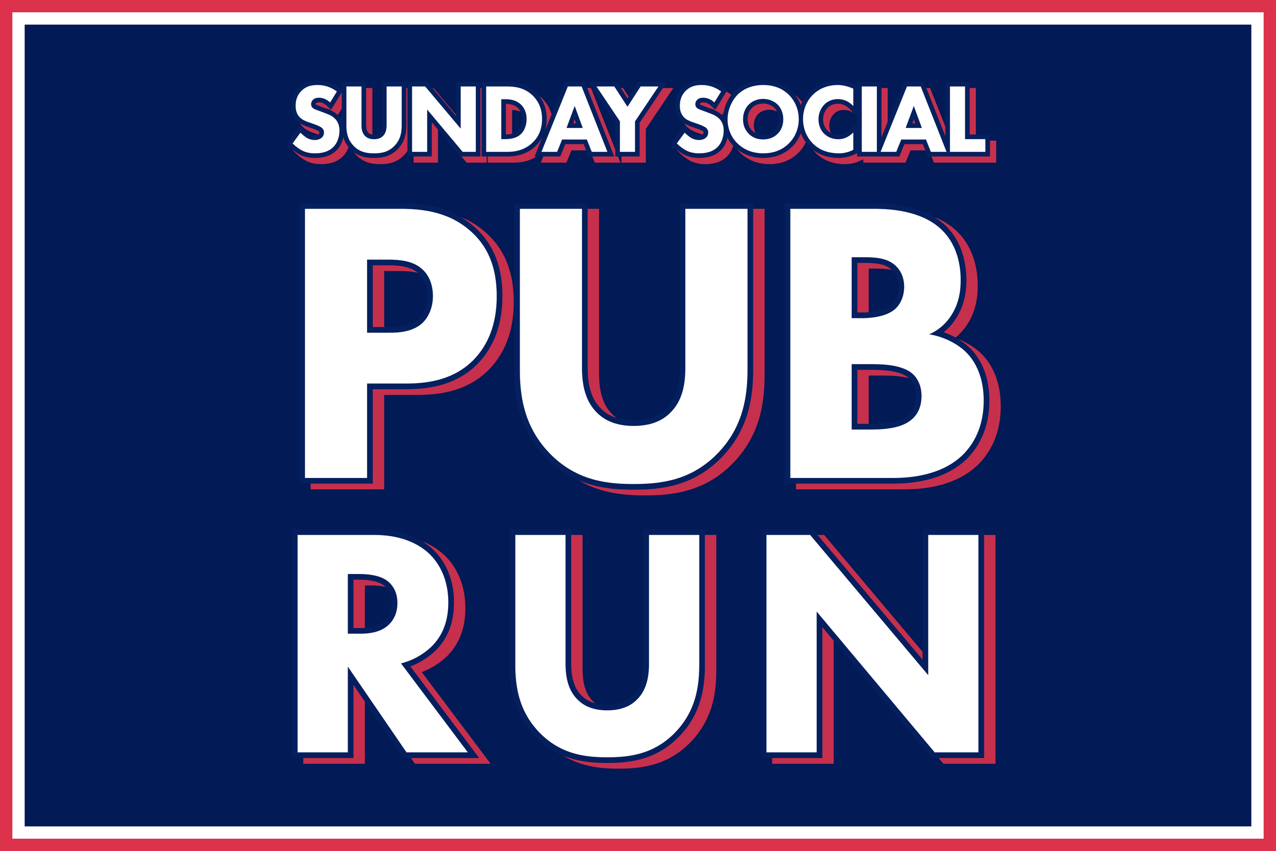 Sunday Social Pub Run