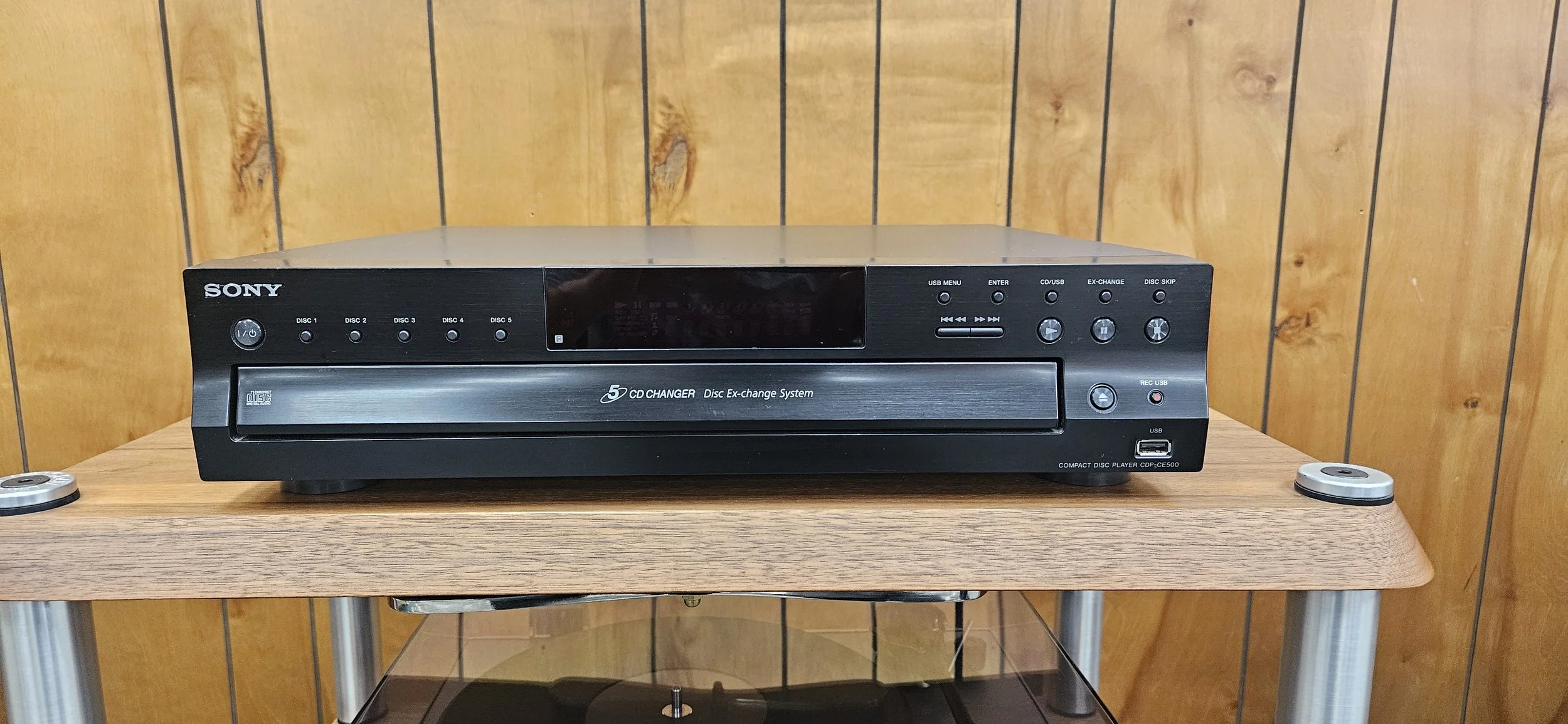 Sony CDP-CE500 5-Disc CD Player (Used)