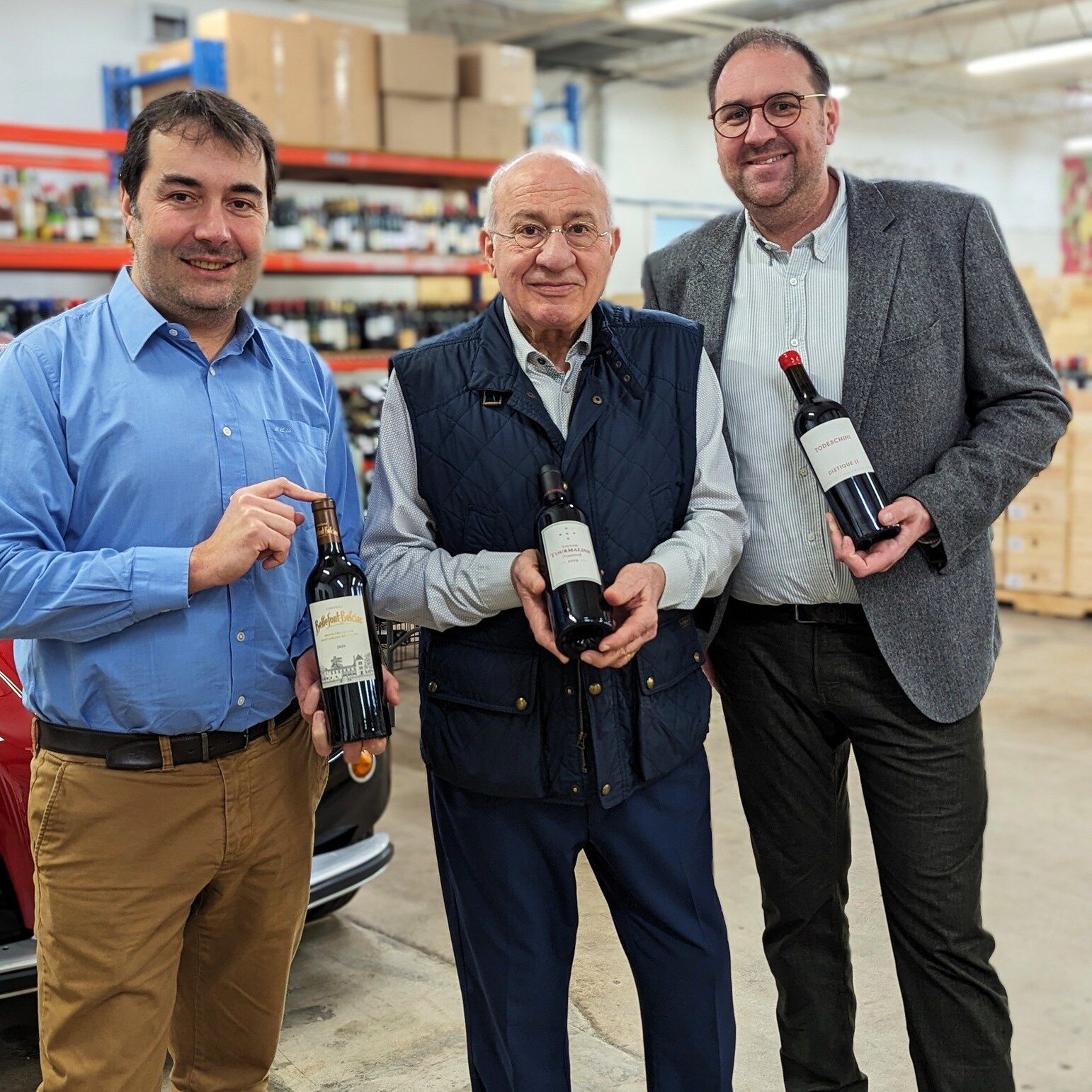 A big thank you to Jean-Christophe Meyrou, General Manager of Vignobles K Group, and Yann Todeschini co-owner of Famille Todeschini. While doing market work in the DFW area they were kind enough to lead presentations and tastings here at MISA HQ. 

F