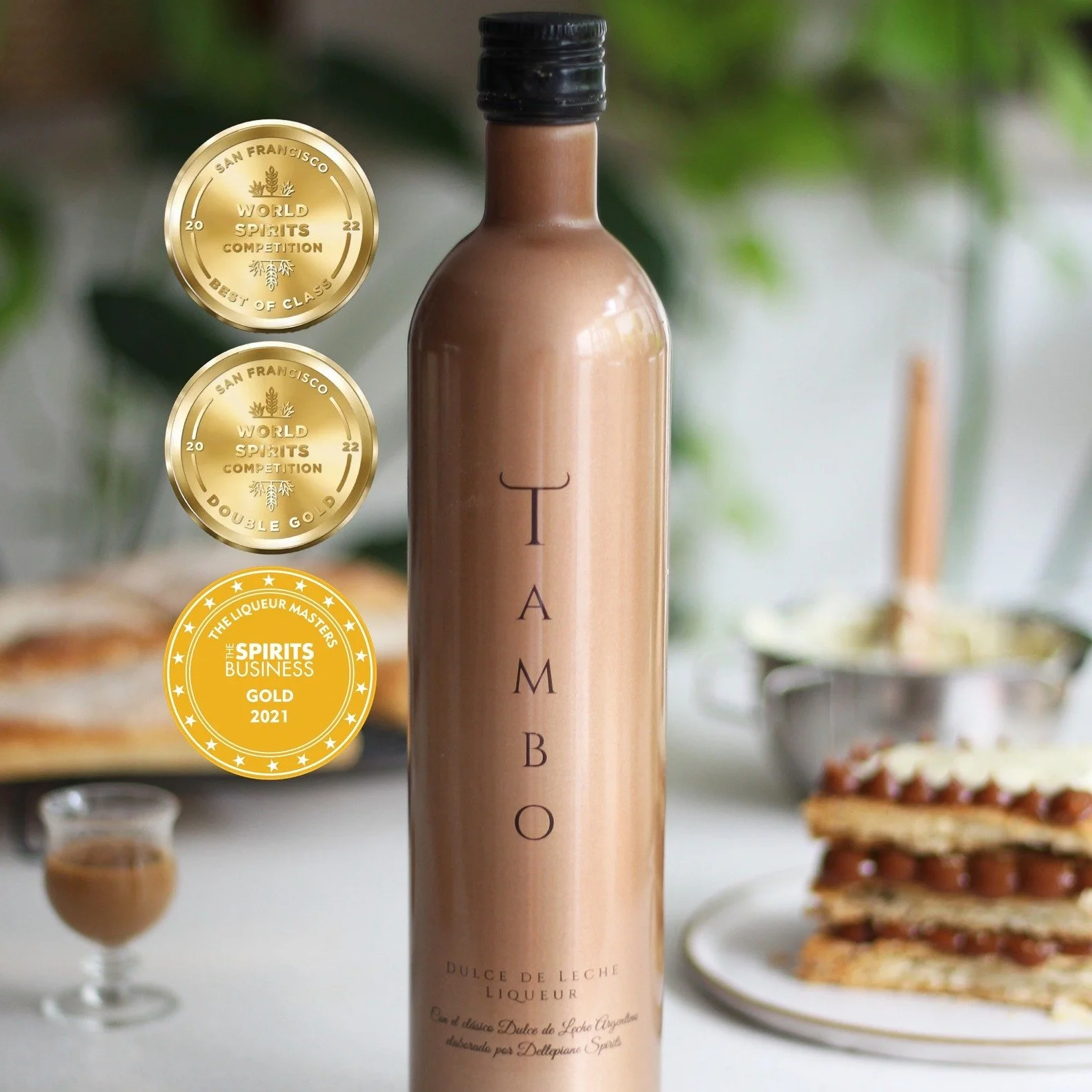 Thank you to Santiago di Paolo and Miguel Dellepiane with Tambo, the award-winning dulce de leche liqueur from Argentina! Sweet, smooth, and creamy- Tambo can be enjoyed on its own, in cocktails, or to enhance your favorite dessert recipe!

Santiago 