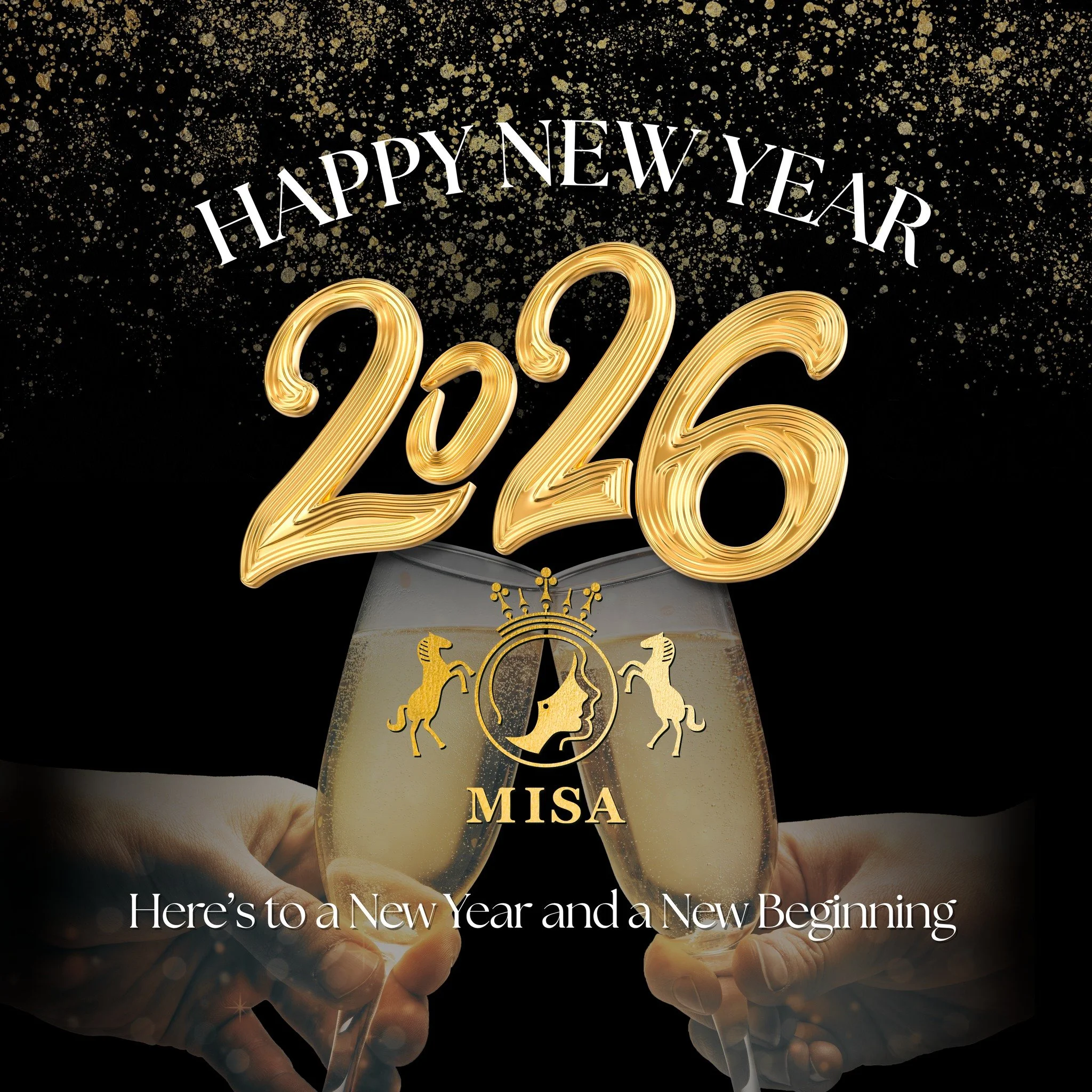 Happy New Year! 2026 is here, so let's look ahead to a New Beginning! 
Together we can build off of the triumphs from 2025 to create an even brighter future for the MISA Family! 

.
#happynewyear2026 #NewYear2026  #cheersto2026  #happynewyear #wineim