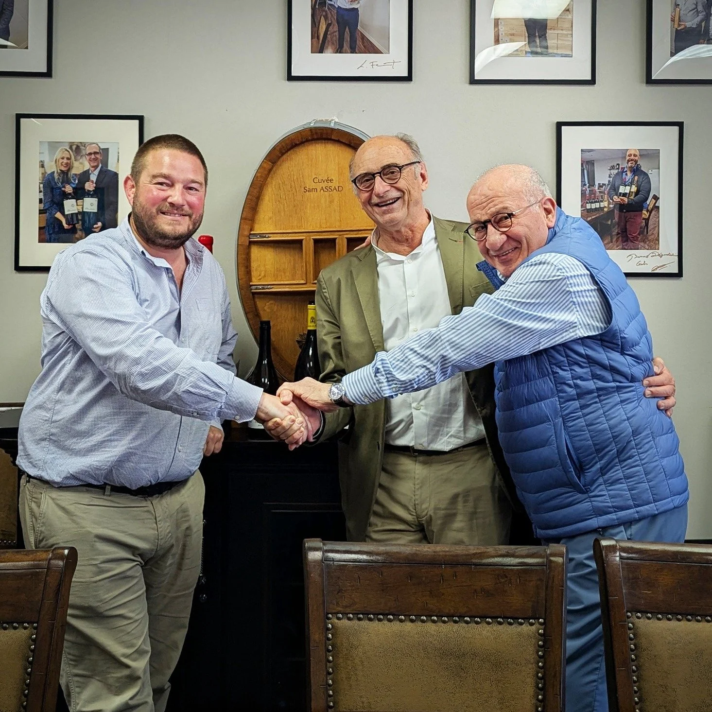 This was a very happy Friday for us at the MISA headquarters in Dallas as we welcomed Philippe Pascal and Guillaume Marko from Domaine du Cellier aux Moines and Domaine Mont Bessay. 

The Cellier aux Moines of Givry is one of the oldest estates with 