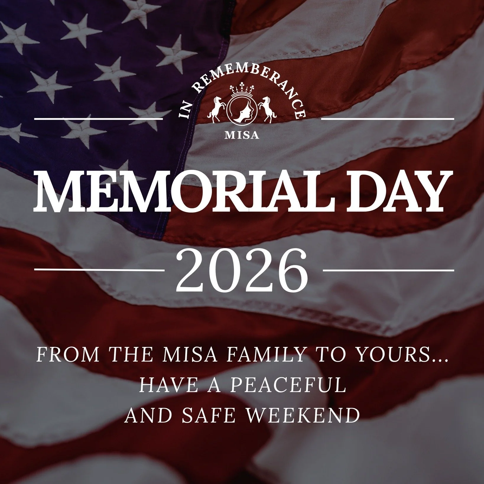 As Memorial Day approaches, the MISA family wishes you a safe weekend with some time to relax, reflect, and express gratitude for the brave men and women of the military who sacrificed everything. Thank you all!

.
#MemorialDay #memorialday2026 #than