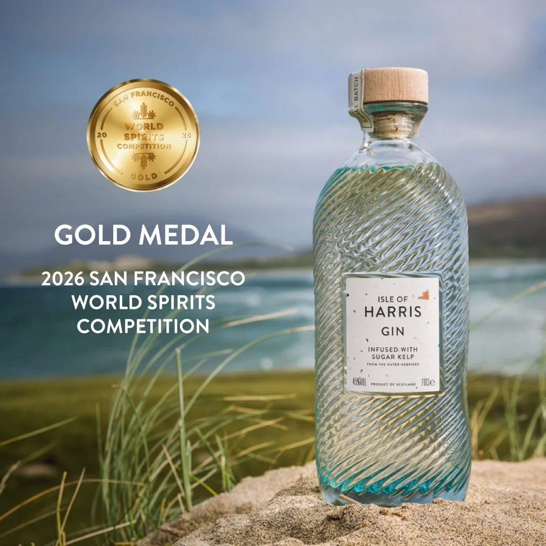 Congratulations to Isle of Harris Distillery! San Francisco World Spirits Competition has awarded Isle of Harris Gin and The Hearach Oloroso with Gold medals and The Hearach has received a silver medal! These latest awards announce to the world what 