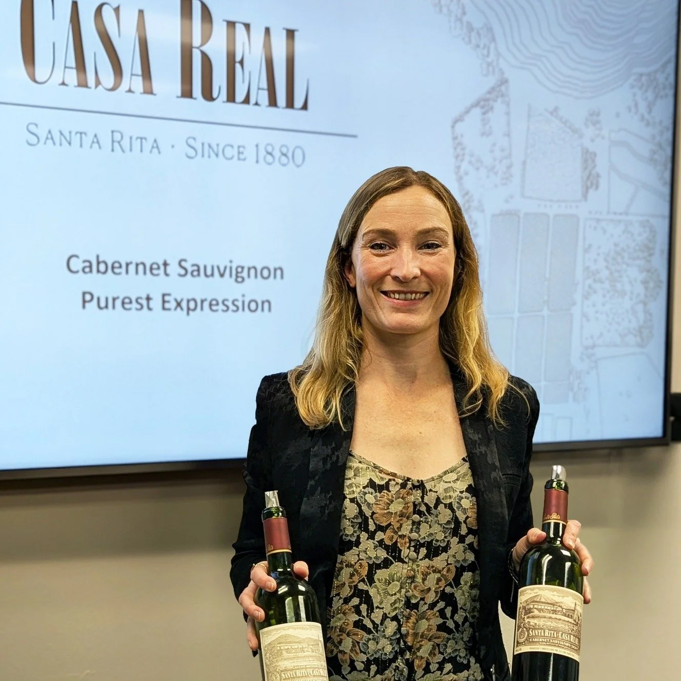 Thank you to Marie-Charlotte Fraysse, Commercial Director of Santa Rita CASA REAL, for leading a great tasting &amp; presentation at MISA Headquarters this week. It was an honor to taste this amazing Chilean wine that has been standing shoulder to sh