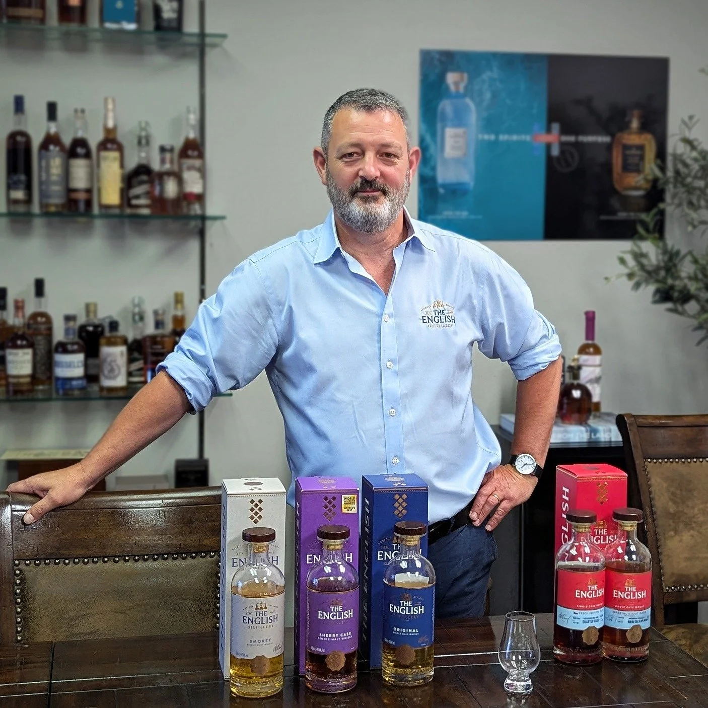 A big thanks to Mike Fisher, Sales Director at The English Distillery! Mike has been visiting accounts in Texas, like our friends at Whiskey Crusaders, Liquor Library, and Put a Cork In It, and he even took the time to do some staff training with us 