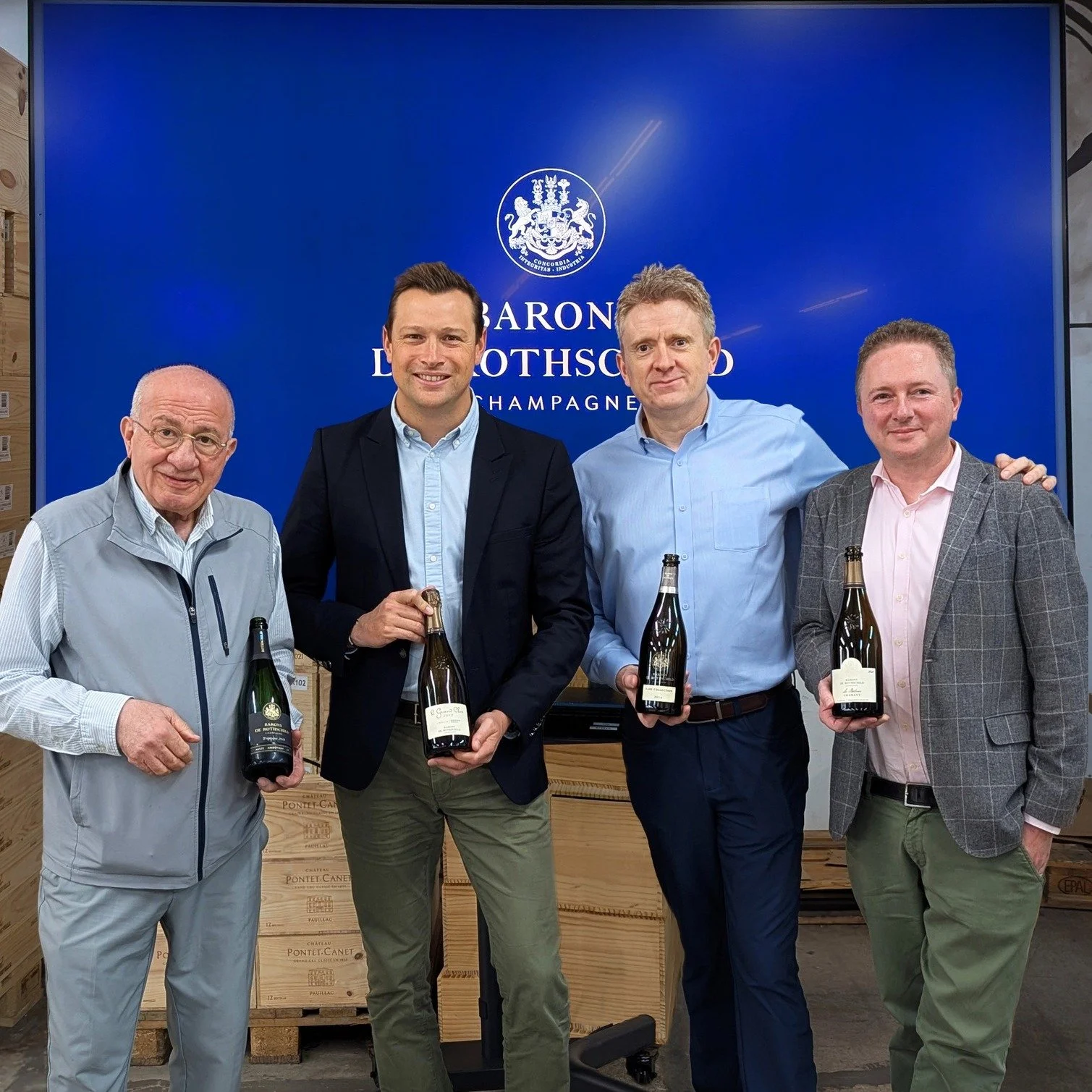 Thank you to Guillaume L&eacute;t&eacute;, Cellarmaster for Champagne Barons de Rothschild, MISA's foremost partner in the Champagne region. Mr. L&eacute;t&eacute; visited MISA Headquarters yesterday (his first visit ever!) to present an informative 
