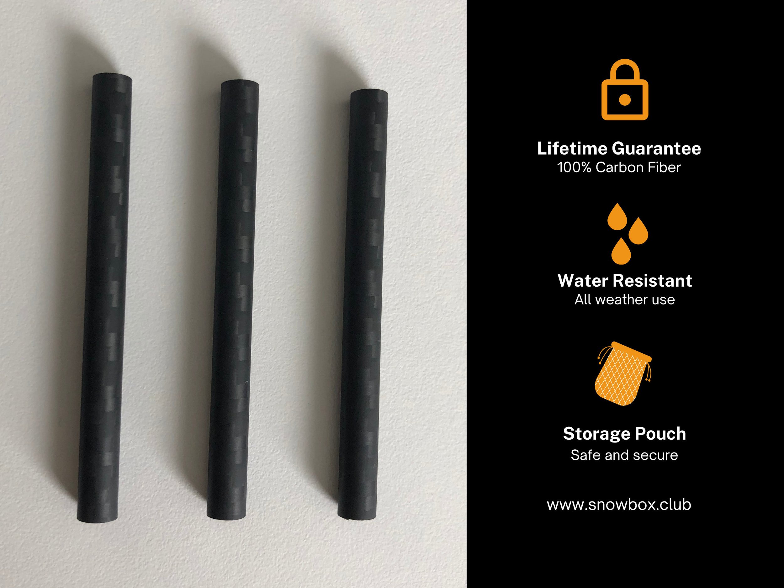 Carbon Fiber Straw X3