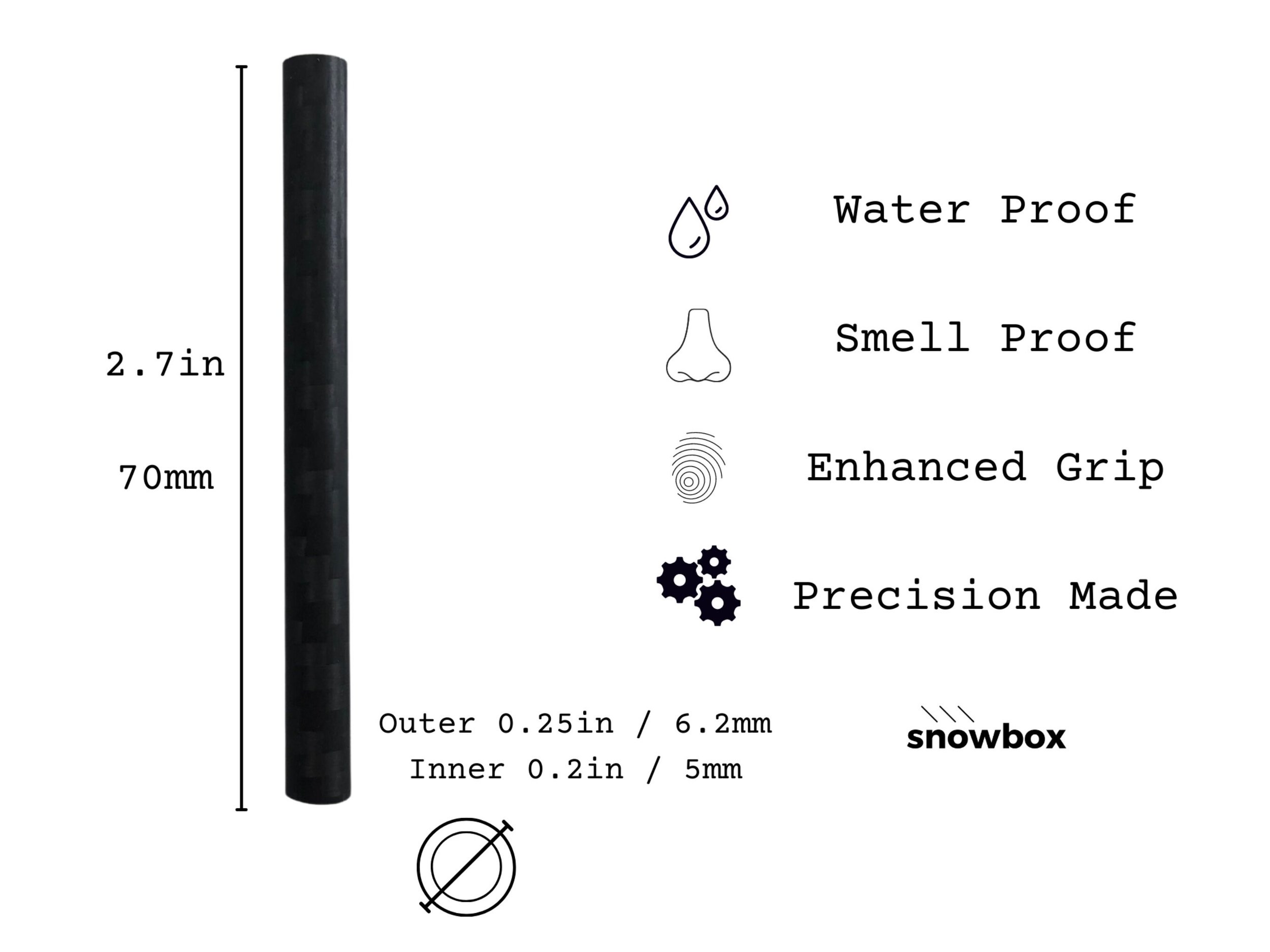 Carbon Fiber Straw X3