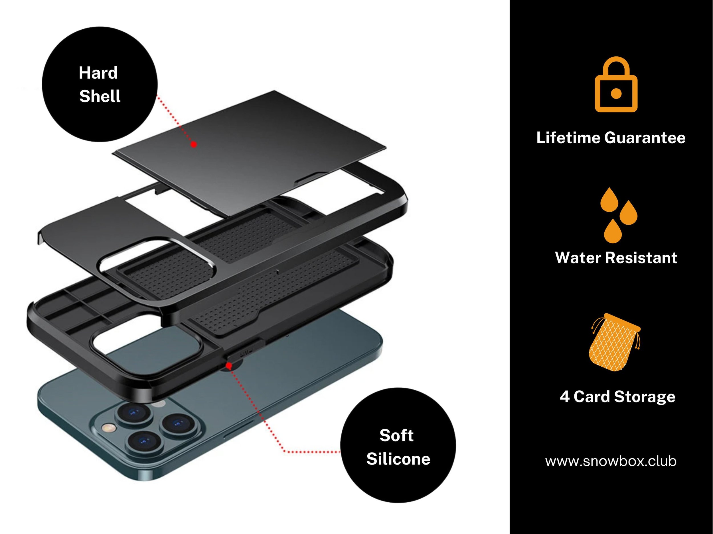 iPhone Case - Discreet Storage Compartment