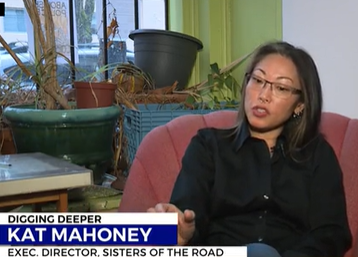 Sisters Executive Director speaks out against police violence on the nightly news