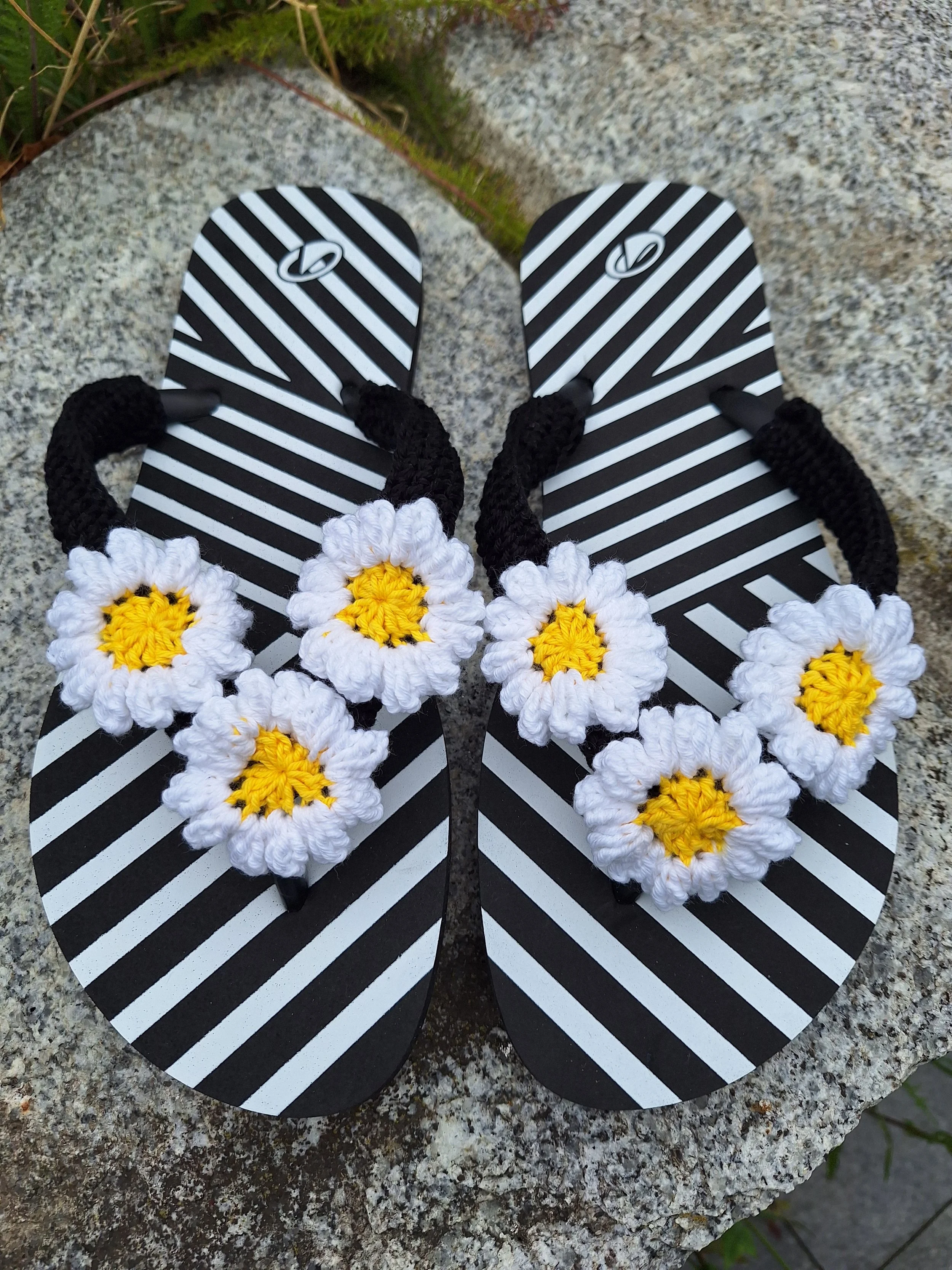 Flip-Flops Gänseblümchen-Liebe