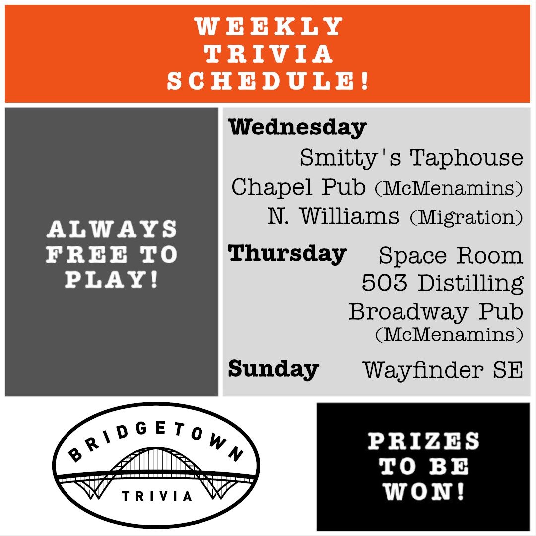Trivia nights! Where we can come together and celebrate this collective experience that we all share, regardless of our background.

&quot;Put your body in unfamiliar places with unfamiliar people. Make new friends and march with them.&quot; -- Timot