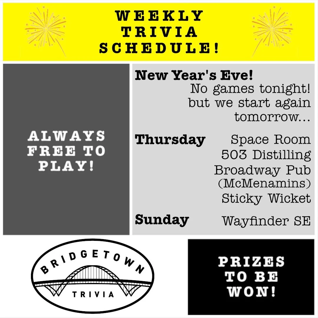 Happy New Year, y'all! Tournament of Champs play resumes tomorrow! If you have no idea about what this means, check out our website for details about how we give away roughly $4K in prizes every year! 🎉🥂😎