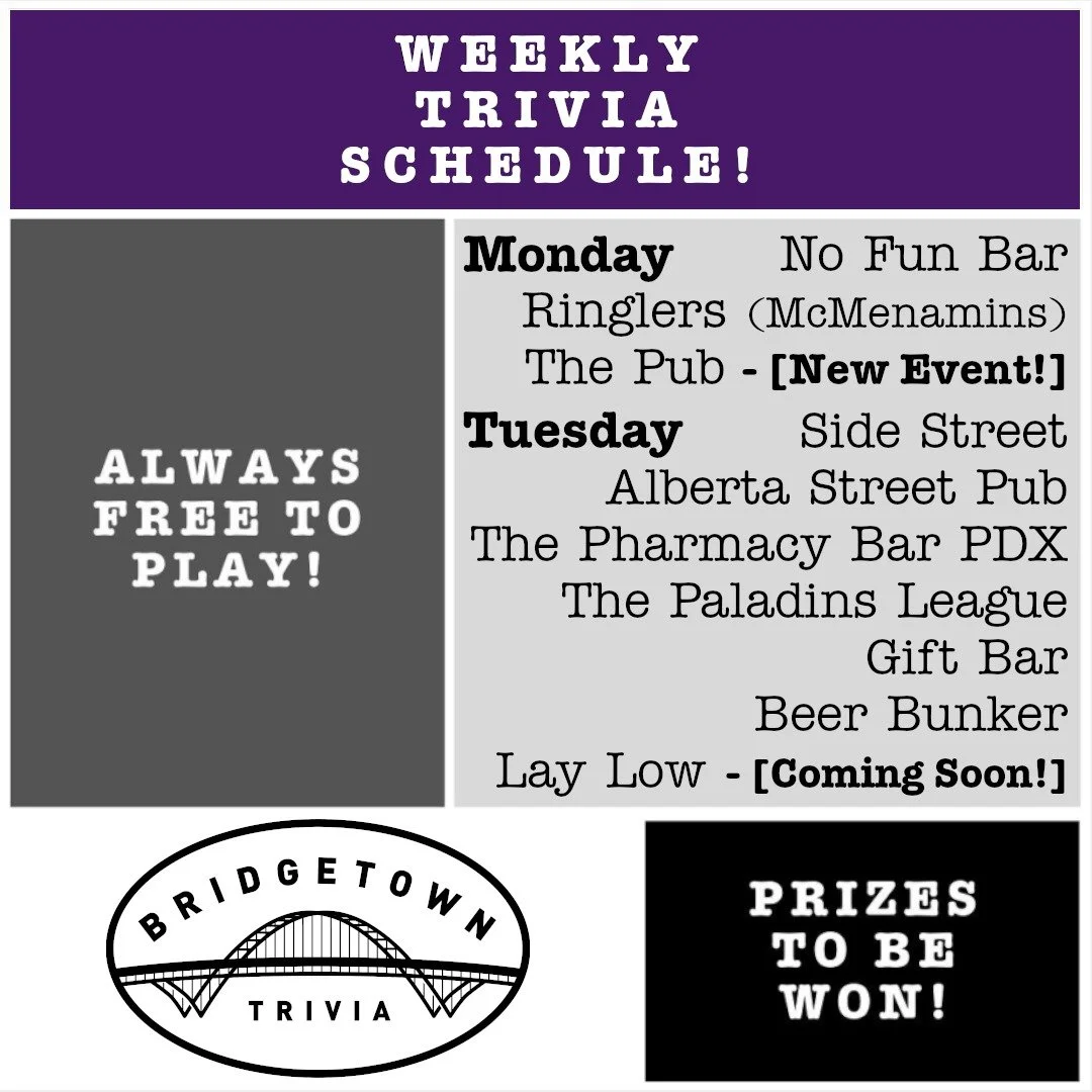 New venues! Tonight starts the adventure at @thegroundedpub.love "The Pub" in McMinnville! We are very, very excited about this place!

And next week, @laylowpdx restarts with us with new seating, new chicken, and a new host on our end! Sho
