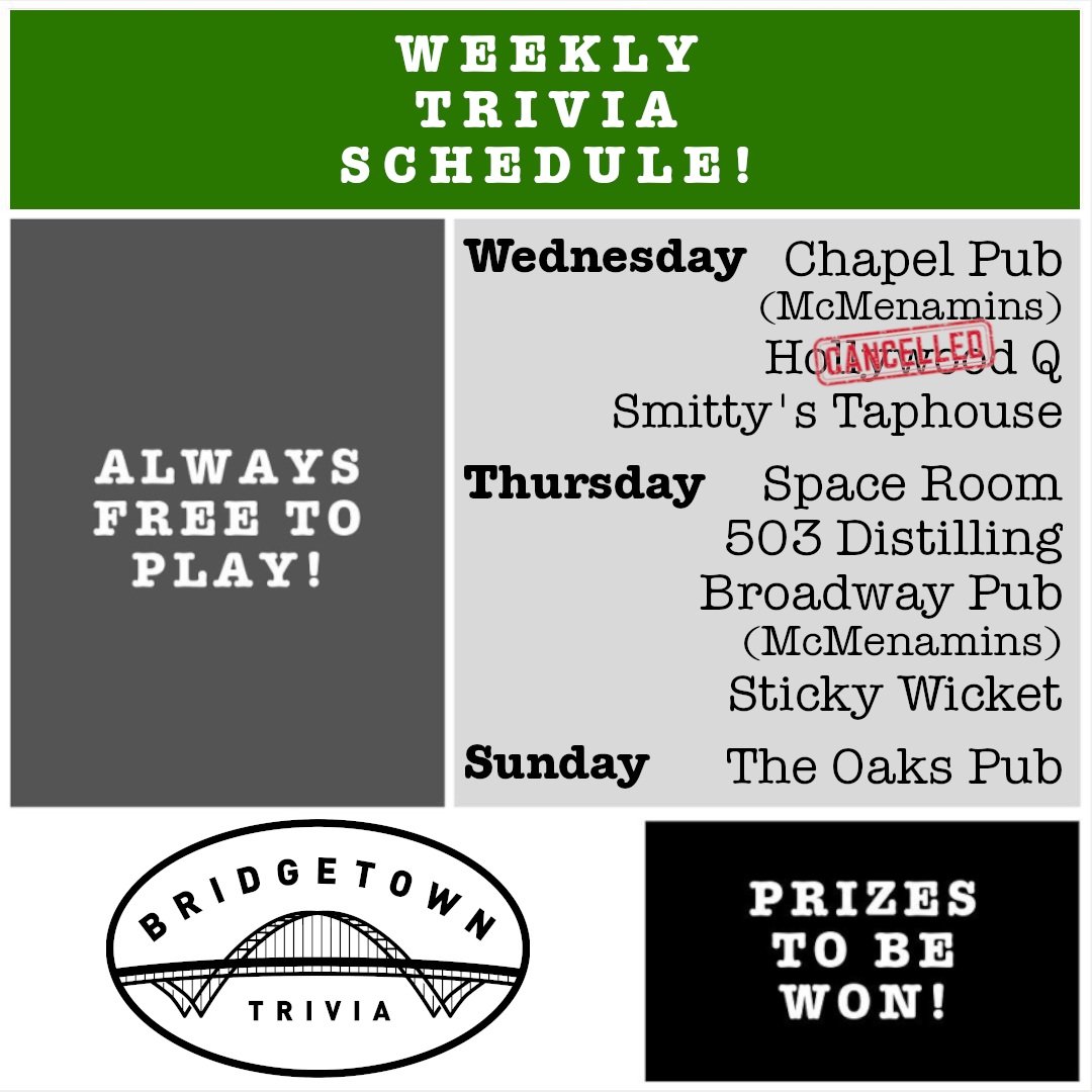 Hollywood Q Wednesday is cancelled due to another commitment for the space! We will be back there and in full swing next week.

We can't wait to see you out there, and be on the lookout for Free Passes, coming soon!