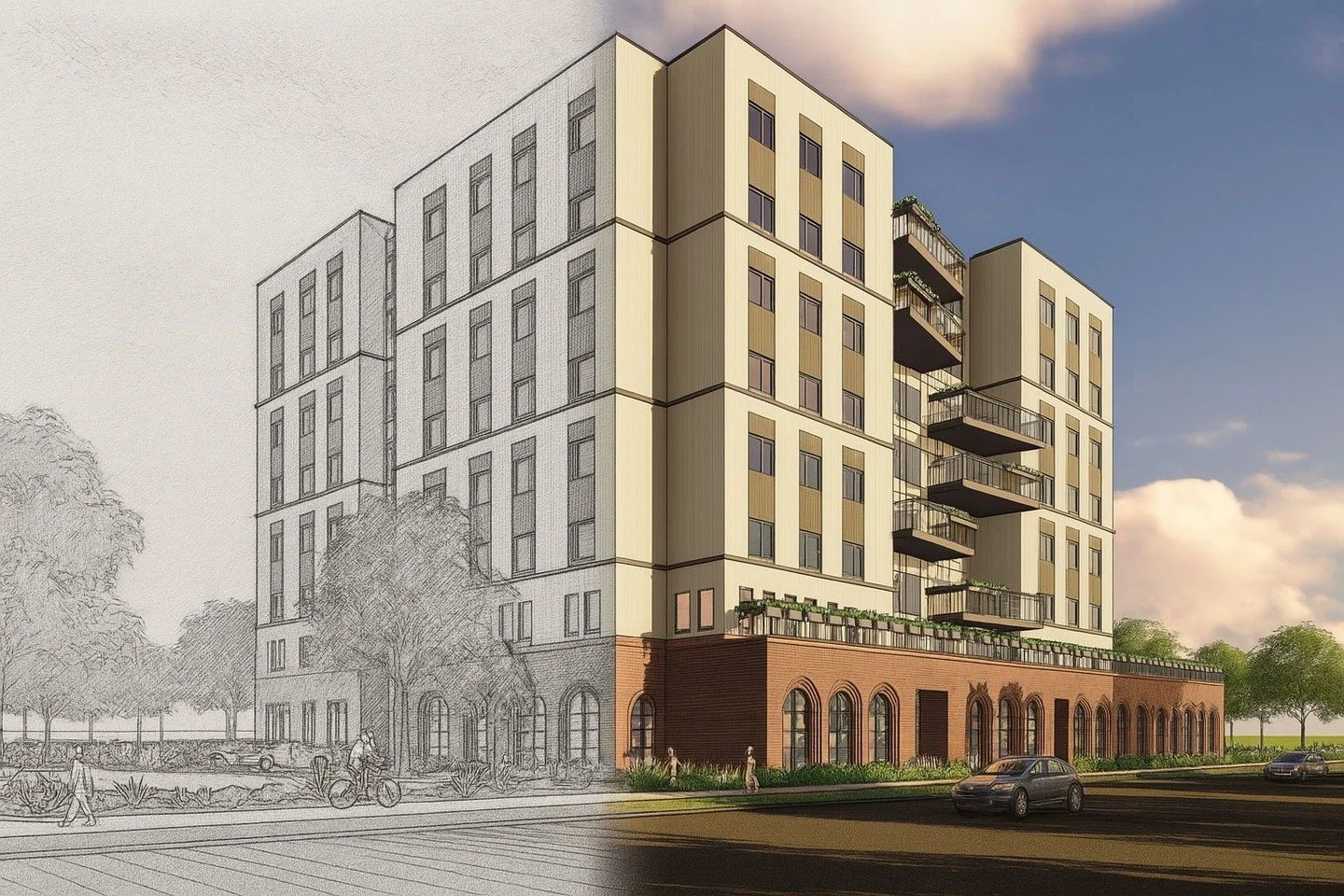 Excelligent Milton: A Home-Like Approach to Long-Term Care
Currently under construction, Excelligent Milton is an 8-storey mixed-use home designed with people and community at its heart.
This purpose-built long-term care home will offer:
• 192