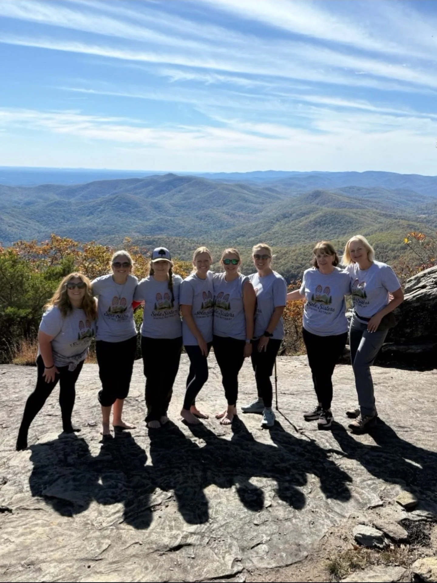 When strangers become sisters. 

This is why we guide women in nature. 🍃

Tag someone you would love to hike with🥾🥾

#solesistershikingretreat #womenwhohike #hikeinnature
