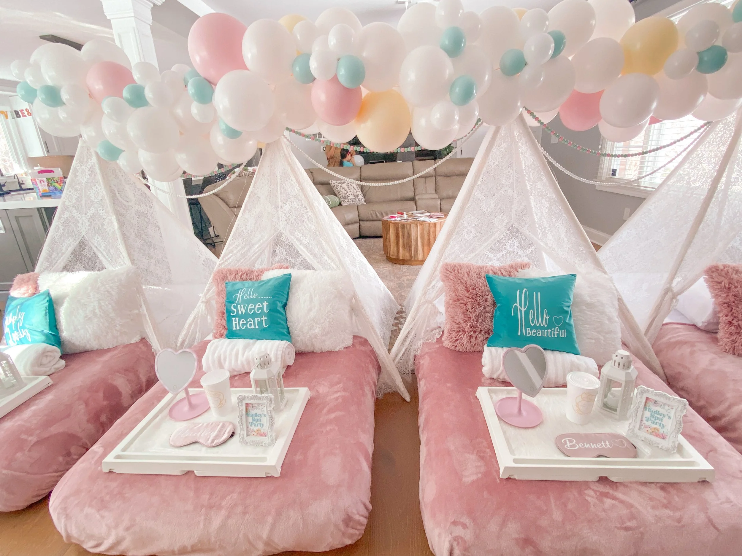 spa party teepee slumber party.JPG