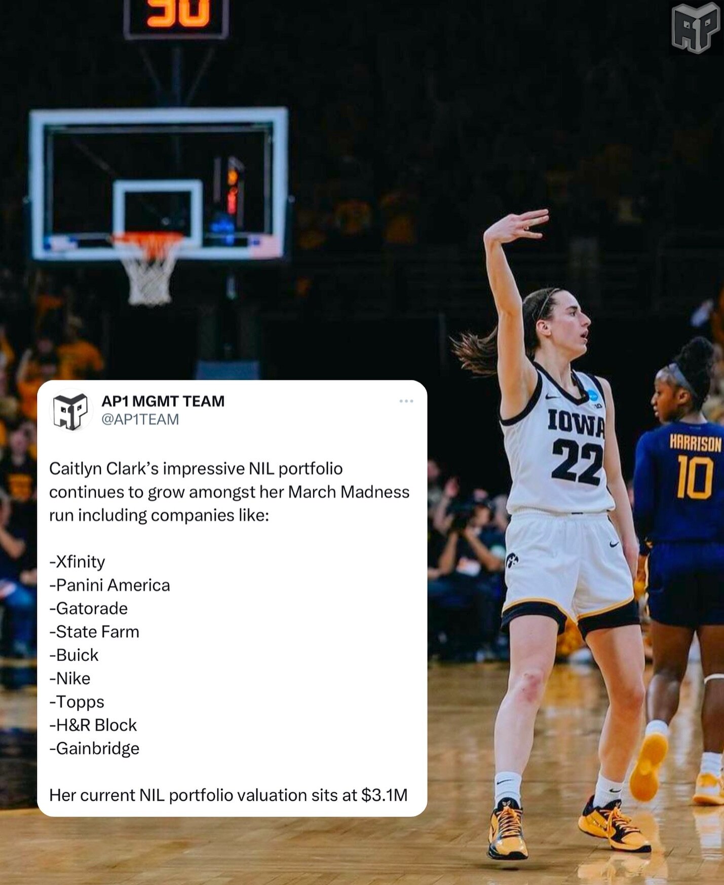 The All-Time Leading scorer for NCAA basketball is doing NUMBERS on and off the court!

Caitlyn and Iowa will look for revenge against LSU tonight in a rematch of last years national championship. 

#marchmadness #nil #ncaa #nike #iowa