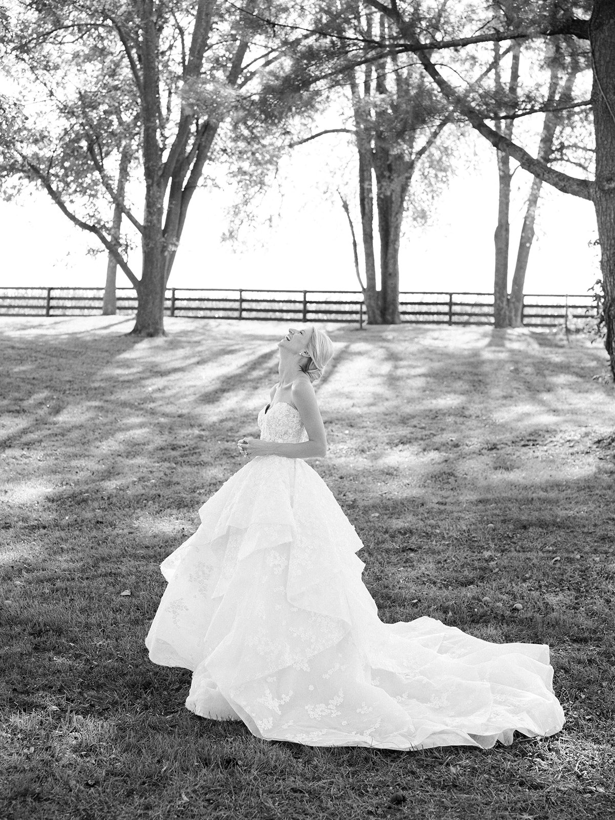 Luxury bride and groom portraits by Makers House™ on Kentucky Horse Farm