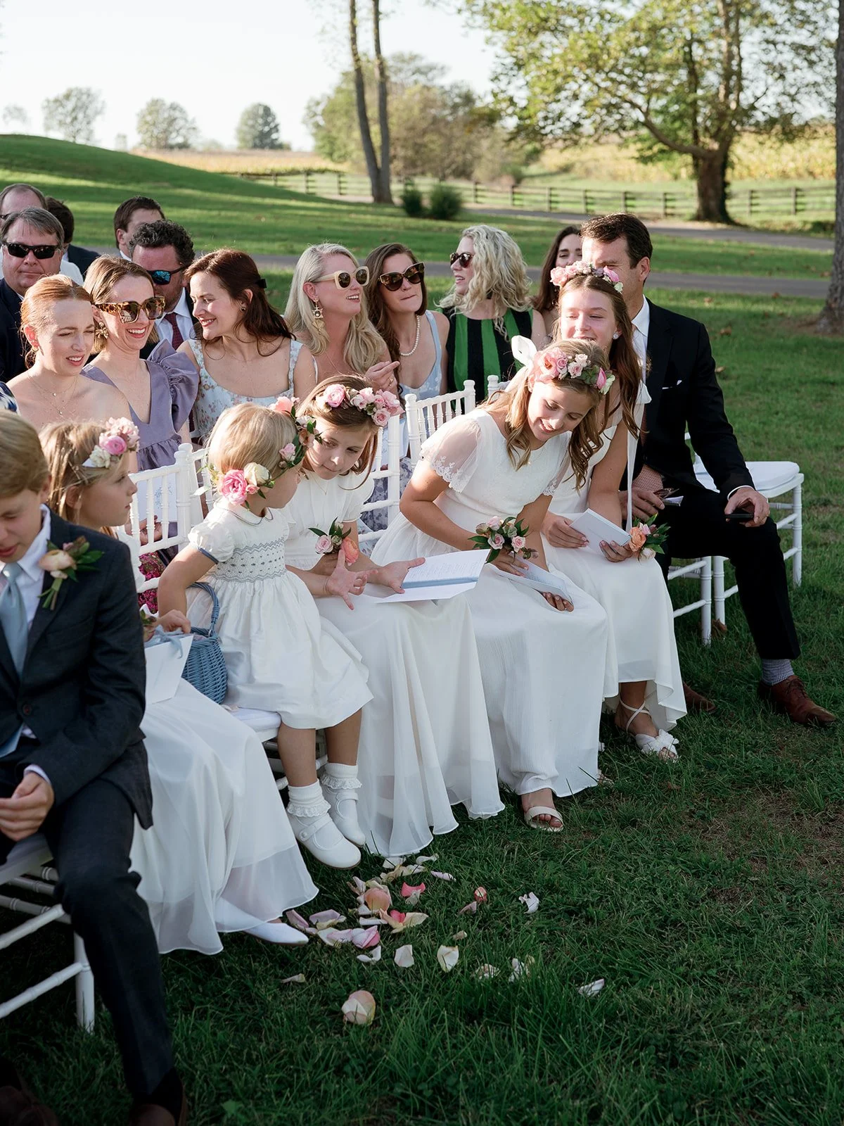 stunning flower girls at wedding in paris kentucky well planned