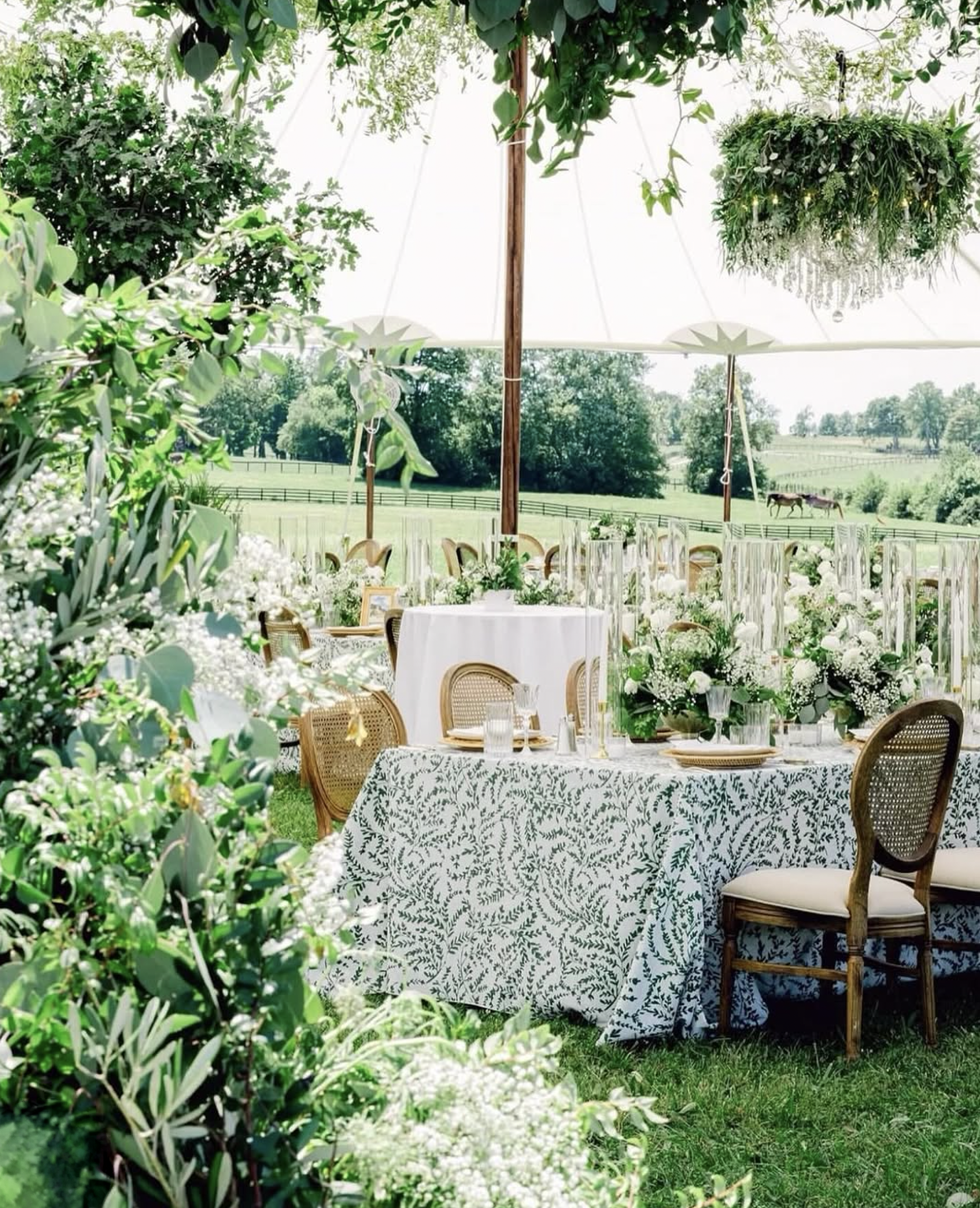 Makers House™ luxury designed wedding tent in Paris, KY