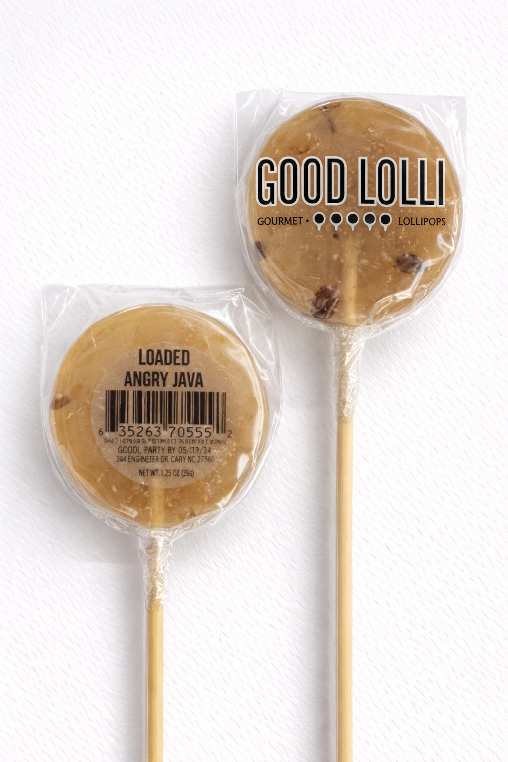 Loaded Angry Java Energy Lollipop